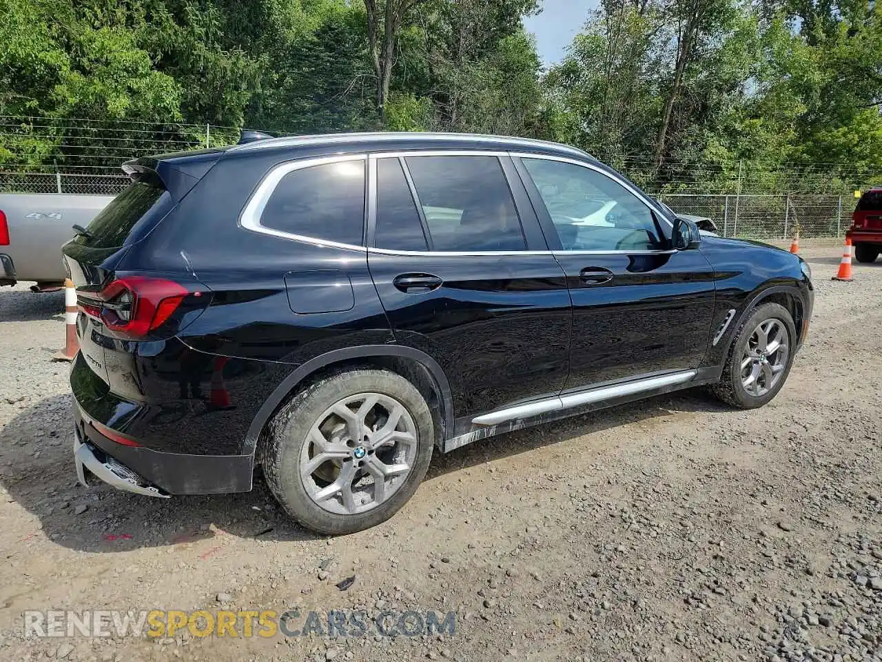 3 Photograph of a damaged car WBX57DP05RN293590 BMW X3 2024