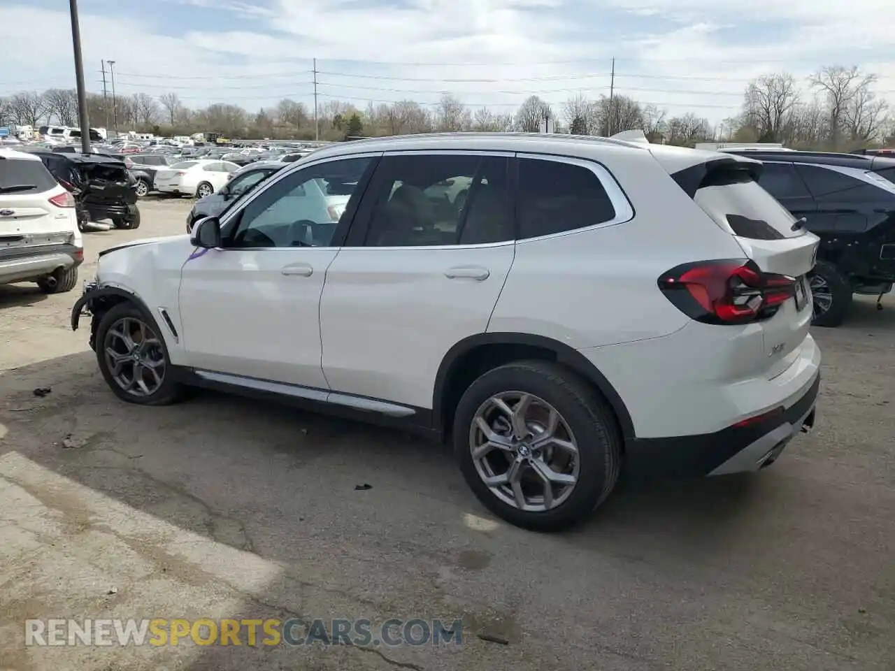 2 Photograph of a damaged car WBX57DP05RN302675 BMW X3 2024