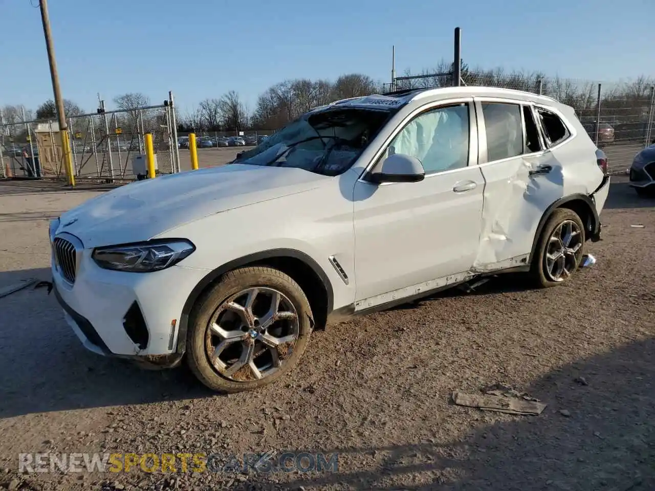 1 Photograph of a damaged car WBX57DP06RN267516 BMW X3 2024