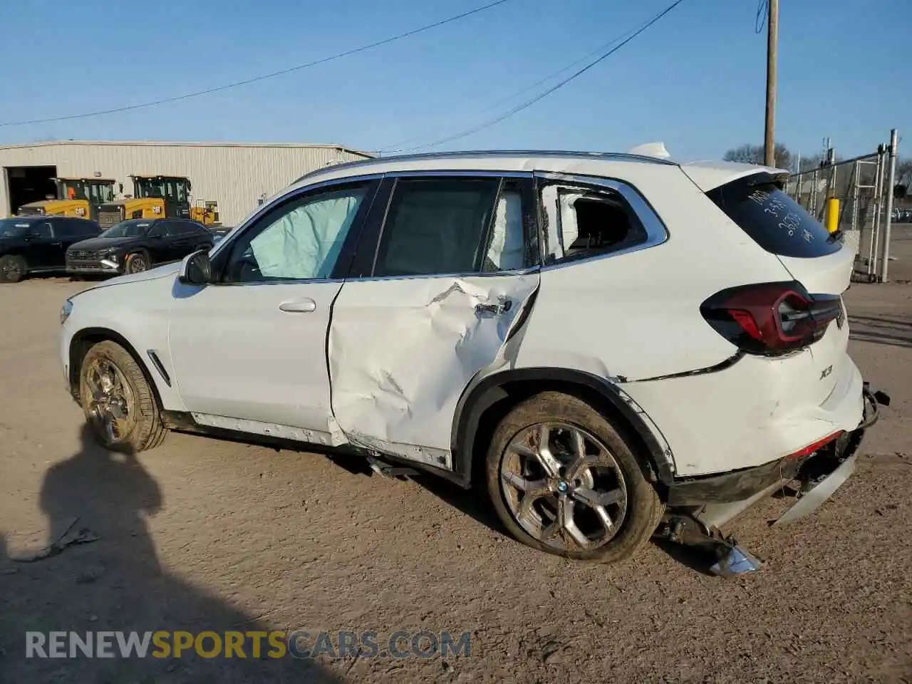 2 Photograph of a damaged car WBX57DP06RN267516 BMW X3 2024