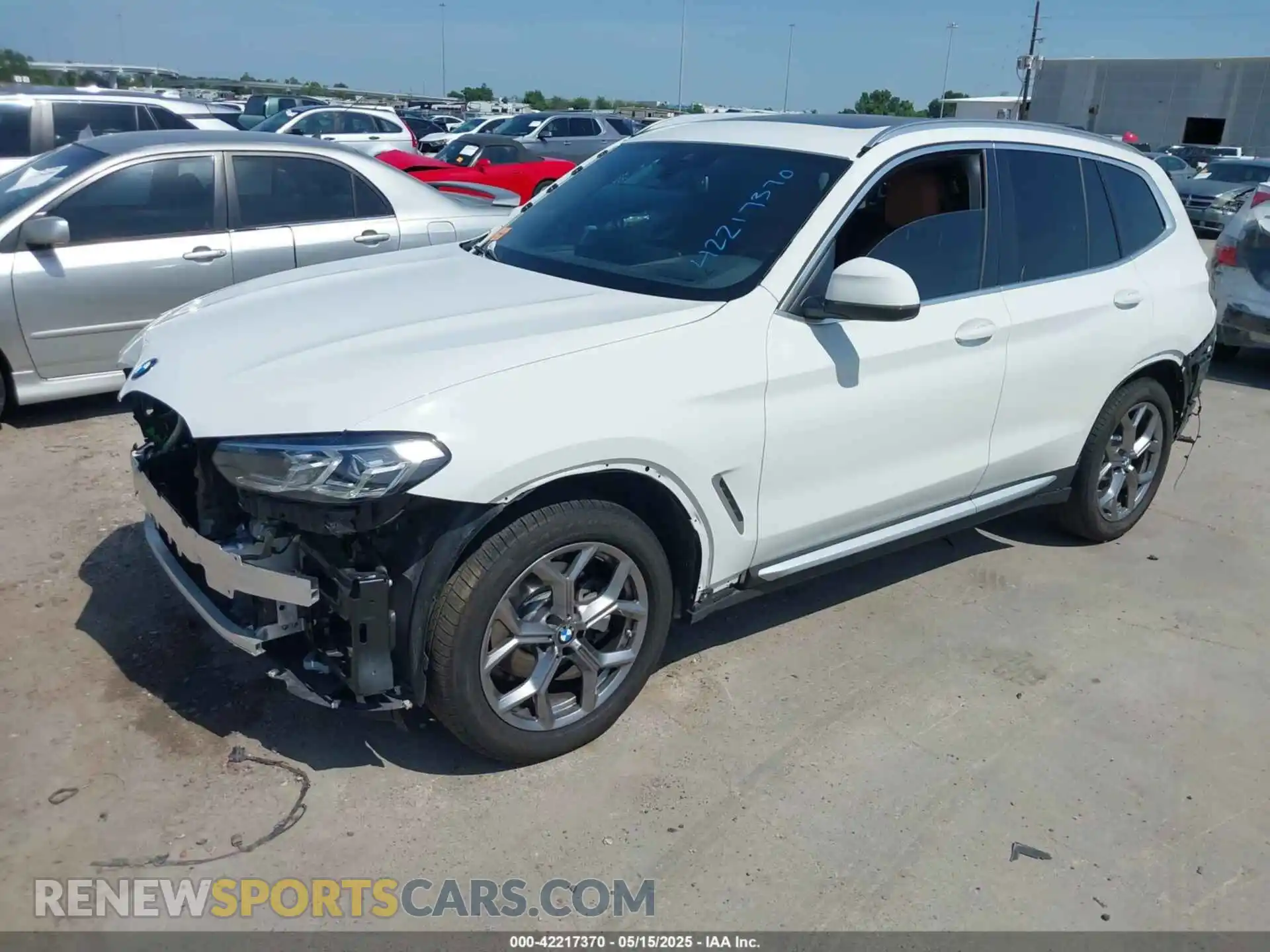 2 Photograph of a damaged car WBX57DP07RN267346 BMW X3 2024