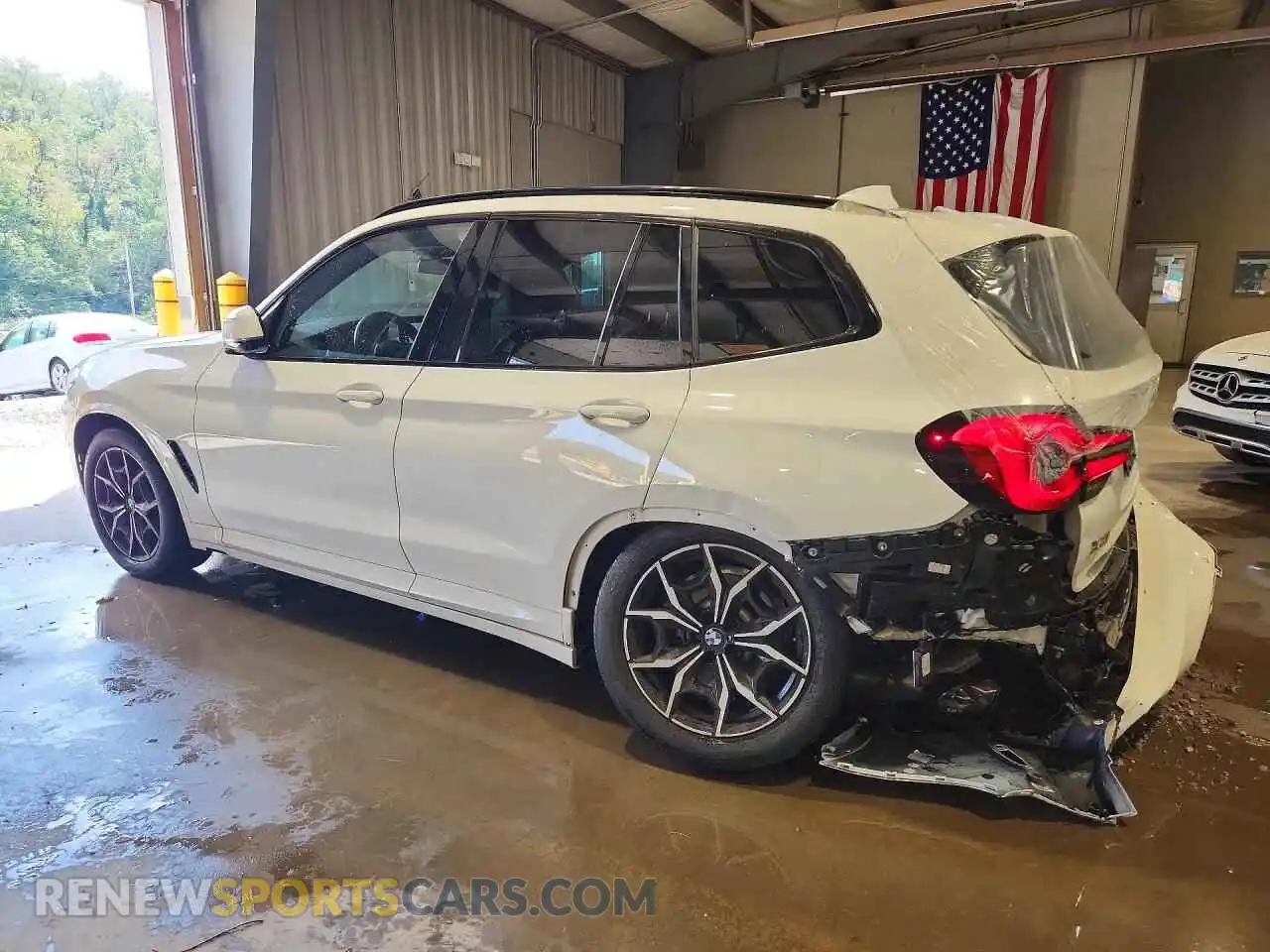 2 Photograph of a damaged car WBX57DP07RN304069 BMW X3 2024