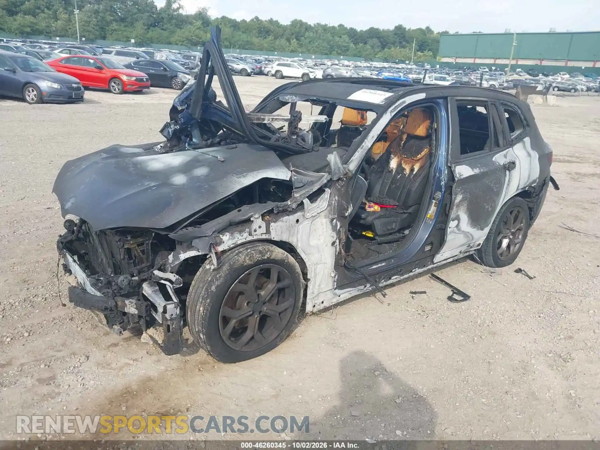 2 Photograph of a damaged car WBX57DP08RN267128 BMW X3 2024