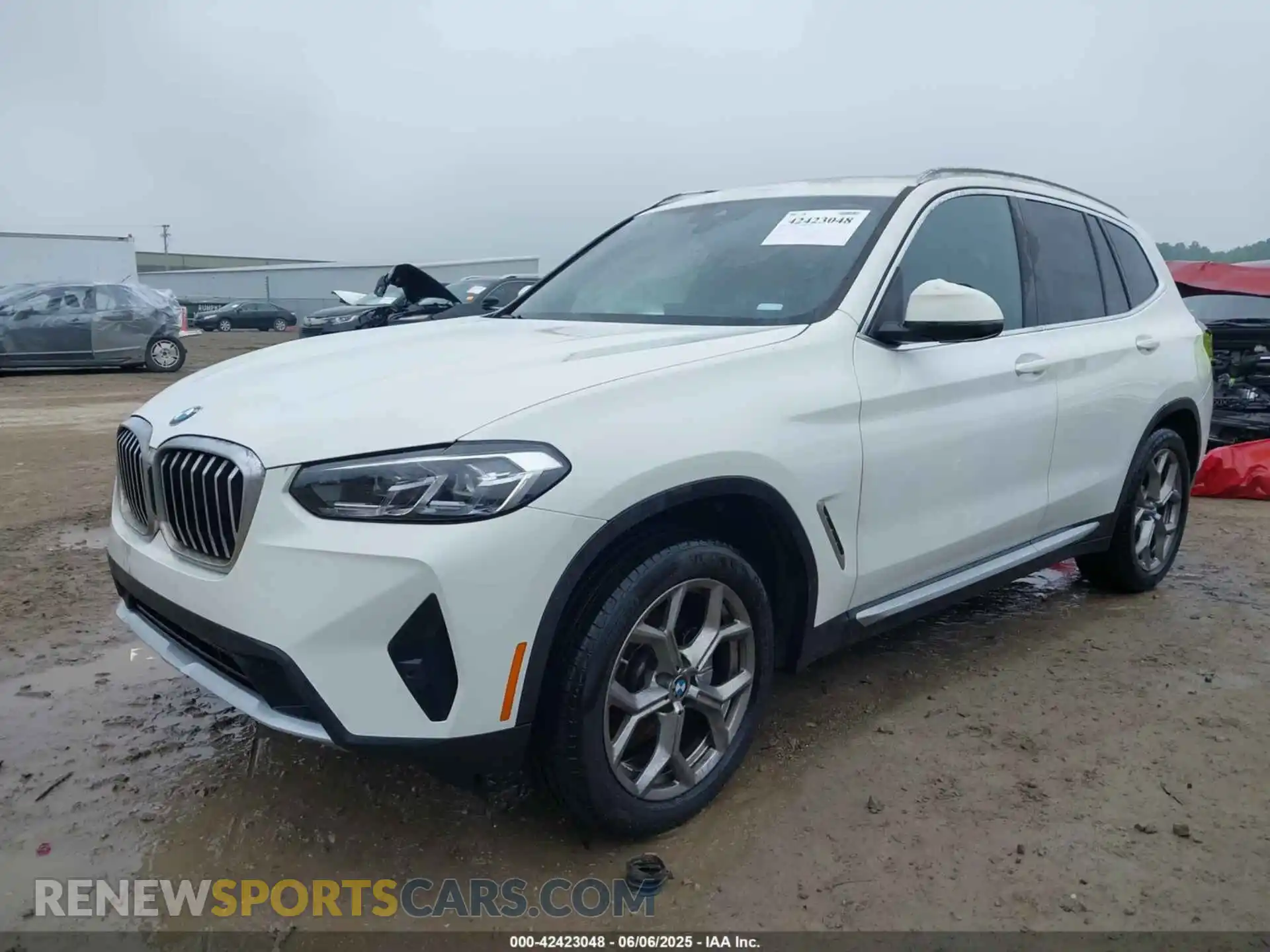 2 Photograph of a damaged car WBX57DP0XRN309430 BMW X3 2024