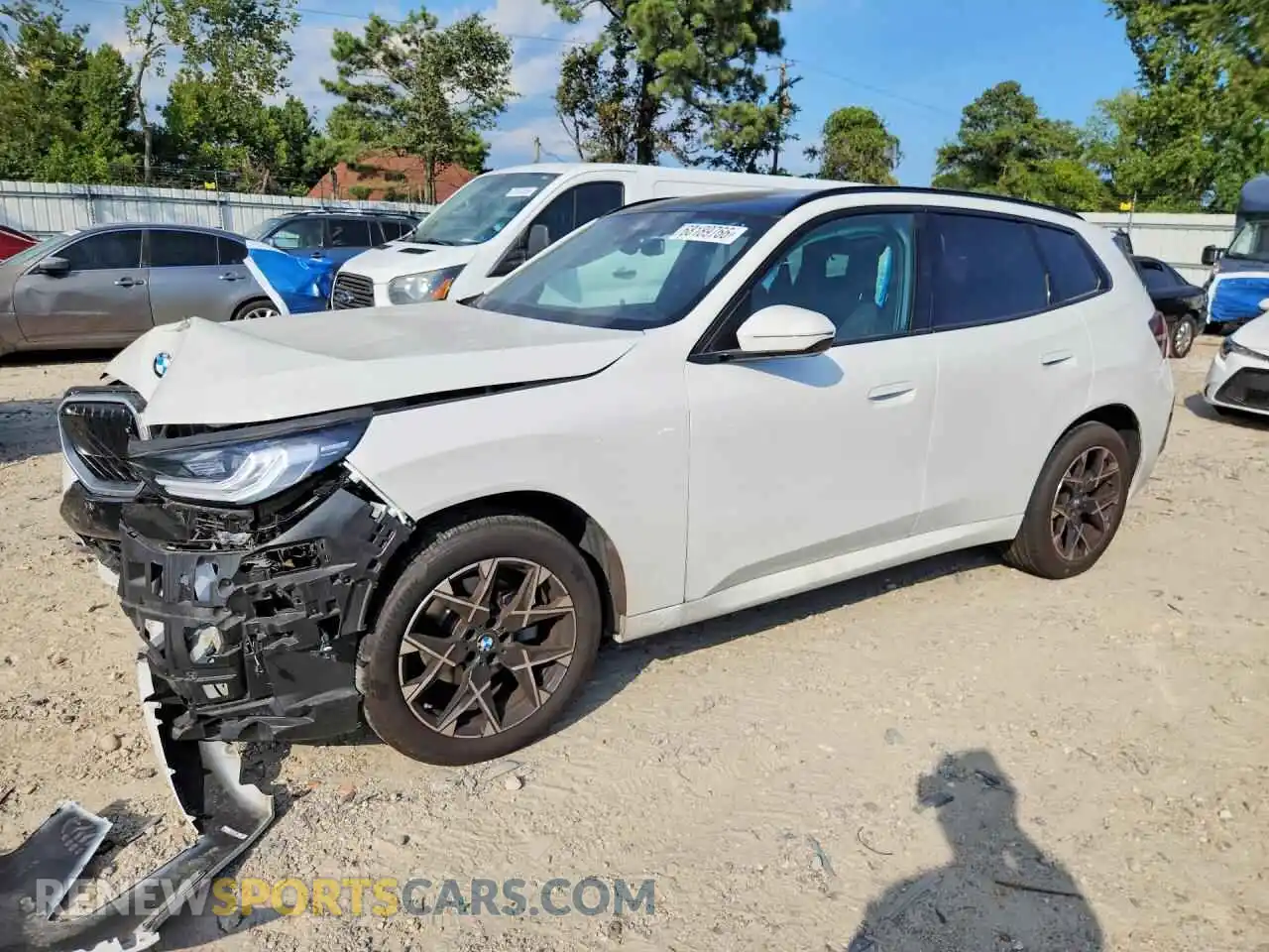1 Photograph of a damaged car 5UX53GP09S9099345 BMW X3 2025