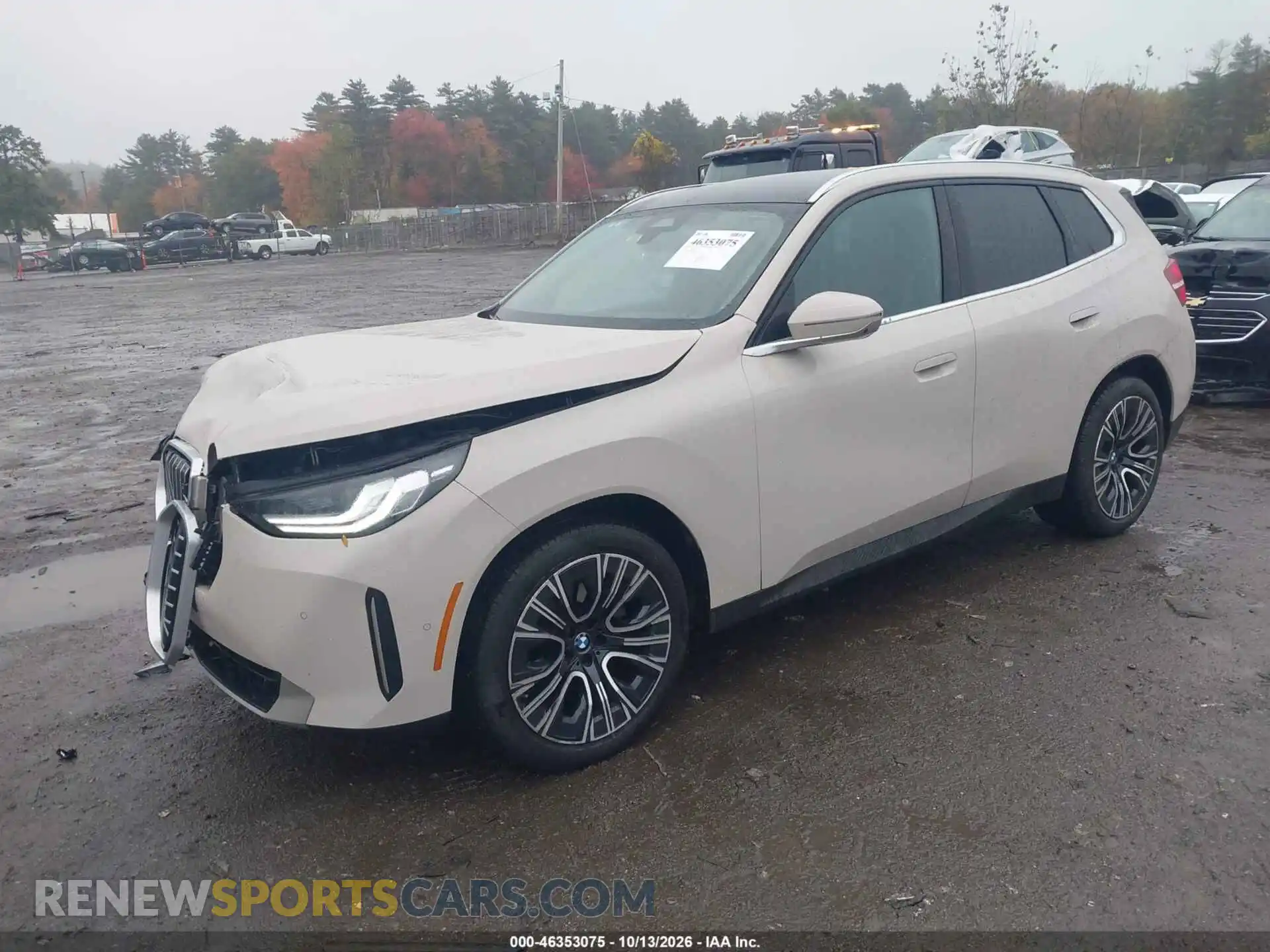 2 fotografías del automóvil dañado 5UX53GP0XS9X75074 BMW X3 2025