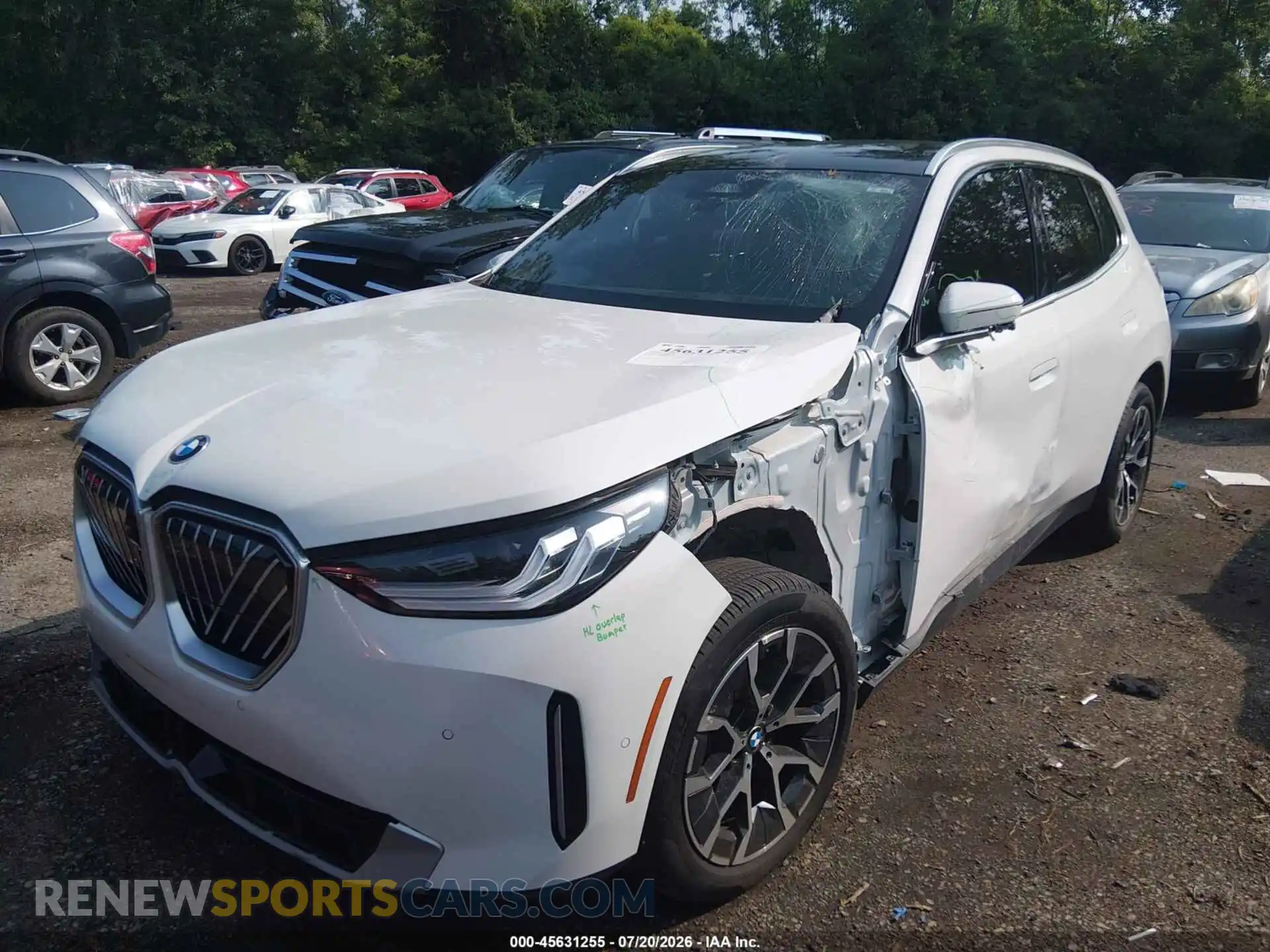 2 Photograph of a damaged car 5UX53GP07T9429940 BMW X3 2026