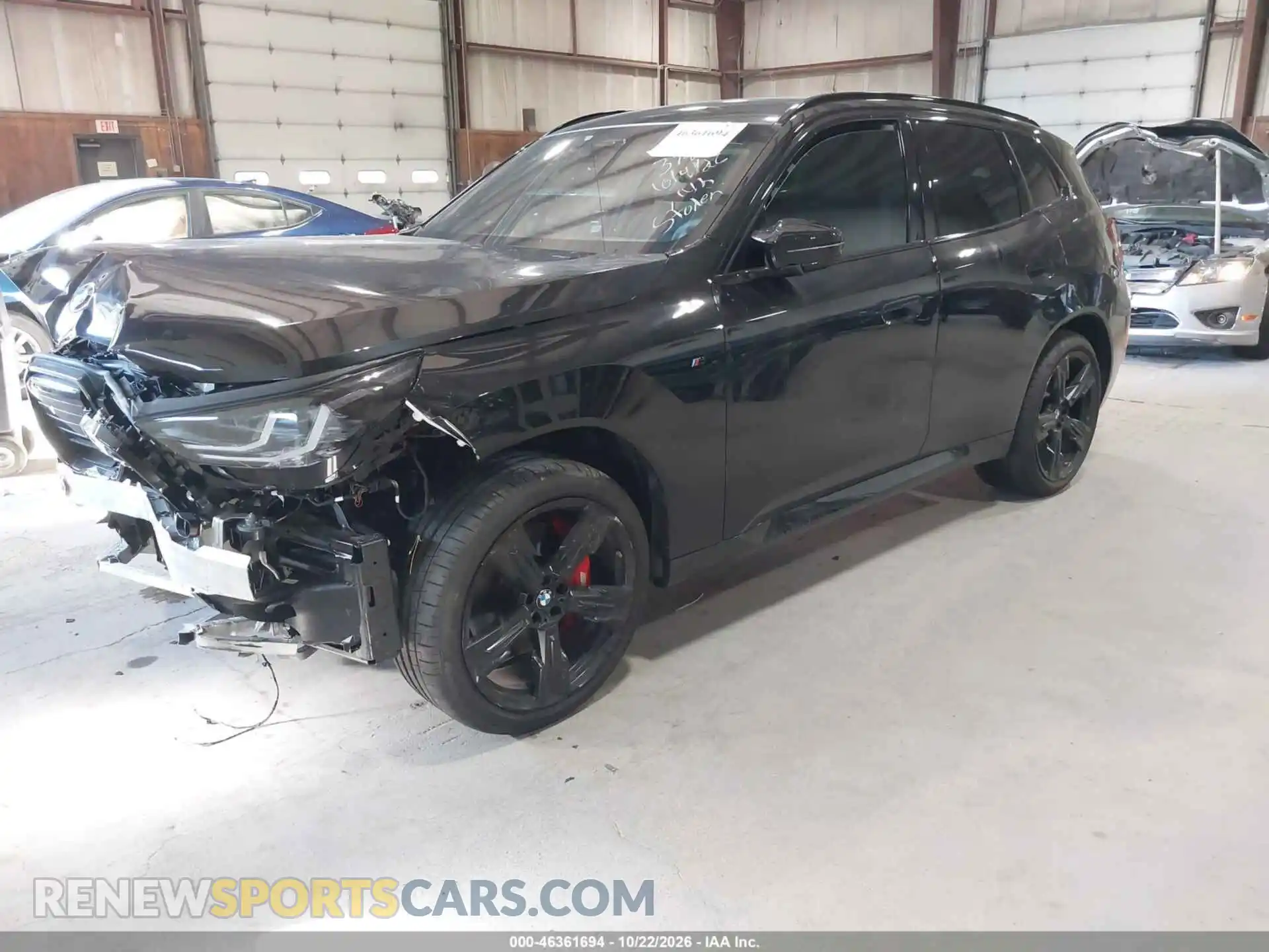 2 Photograph of a damaged car 5UX73GP08T9460669 BMW X3 2026