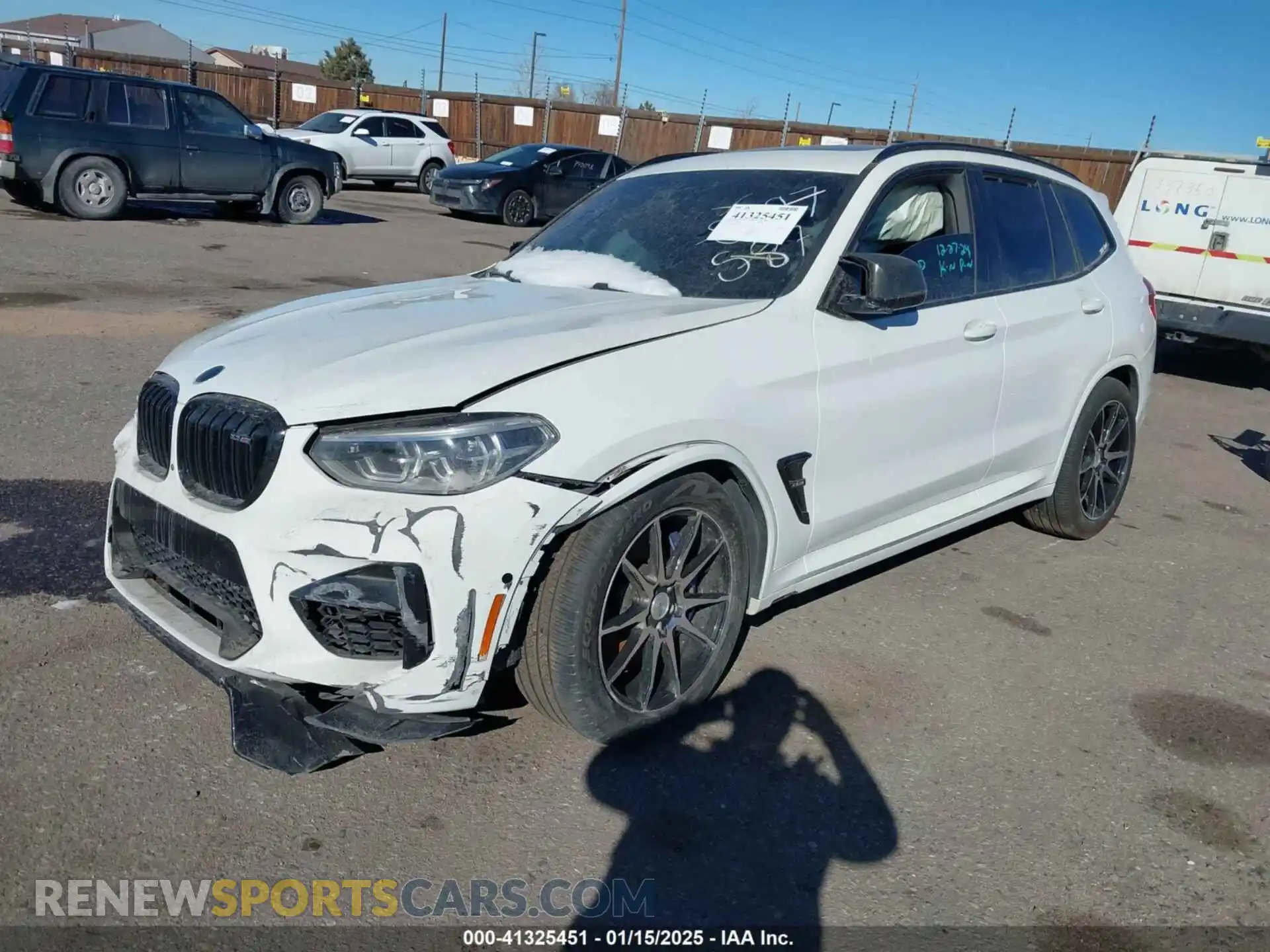 2 Photograph of a damaged car 5YMTS0C00LLT10307 BMW X3 M 2020