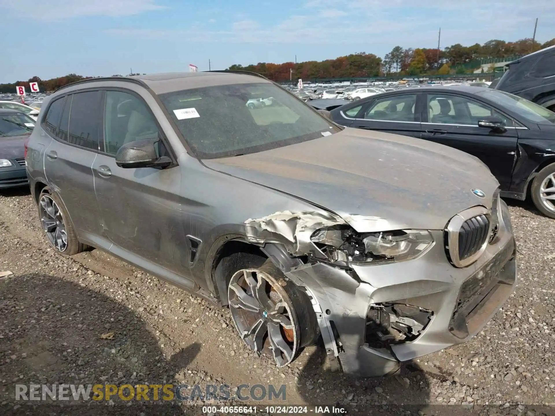 1 Photograph of a damaged car 5YMTS0C02L9B57221 BMW X3 M 2020