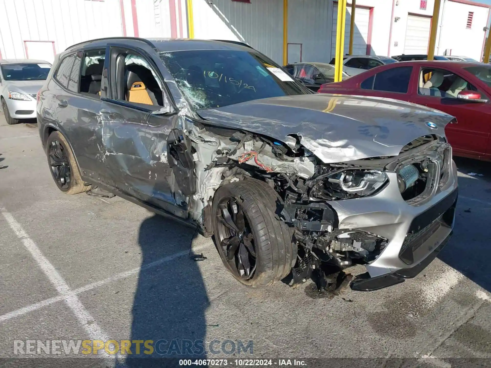 1 Photograph of a damaged car 5YMTS0C02LLA57753 BMW X3 M 2020
