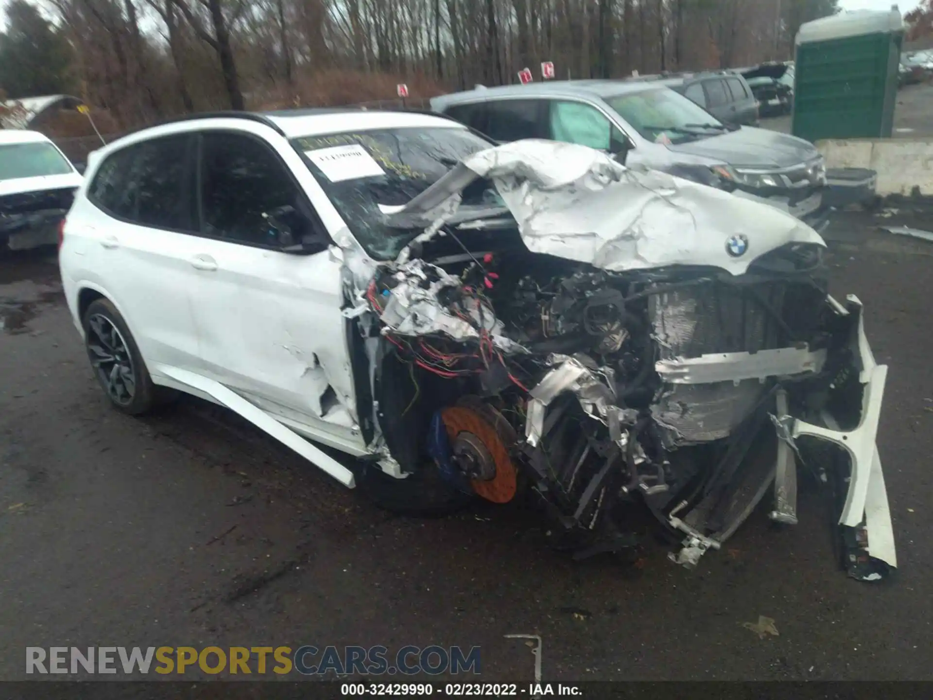 1 fotografías del automóvil dañado 5YMTS0C03L9B31789 BMW X3 M 2020