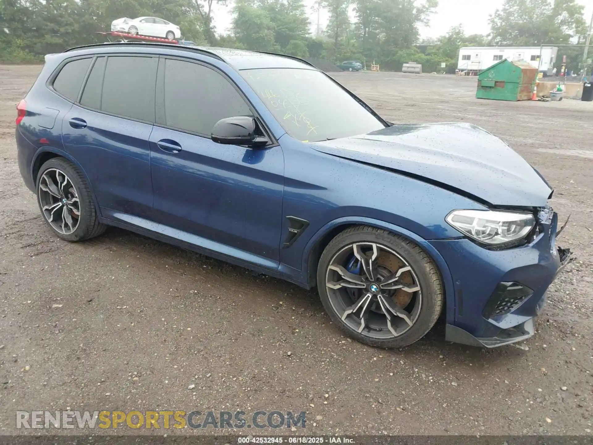 1 Photograph of a damaged car 5YMTS0C03L9B74349 BMW X3 M 2020
