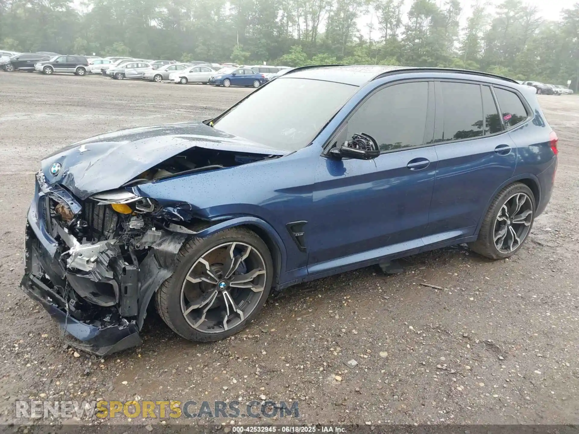 2 Photograph of a damaged car 5YMTS0C03L9B74349 BMW X3 M 2020
