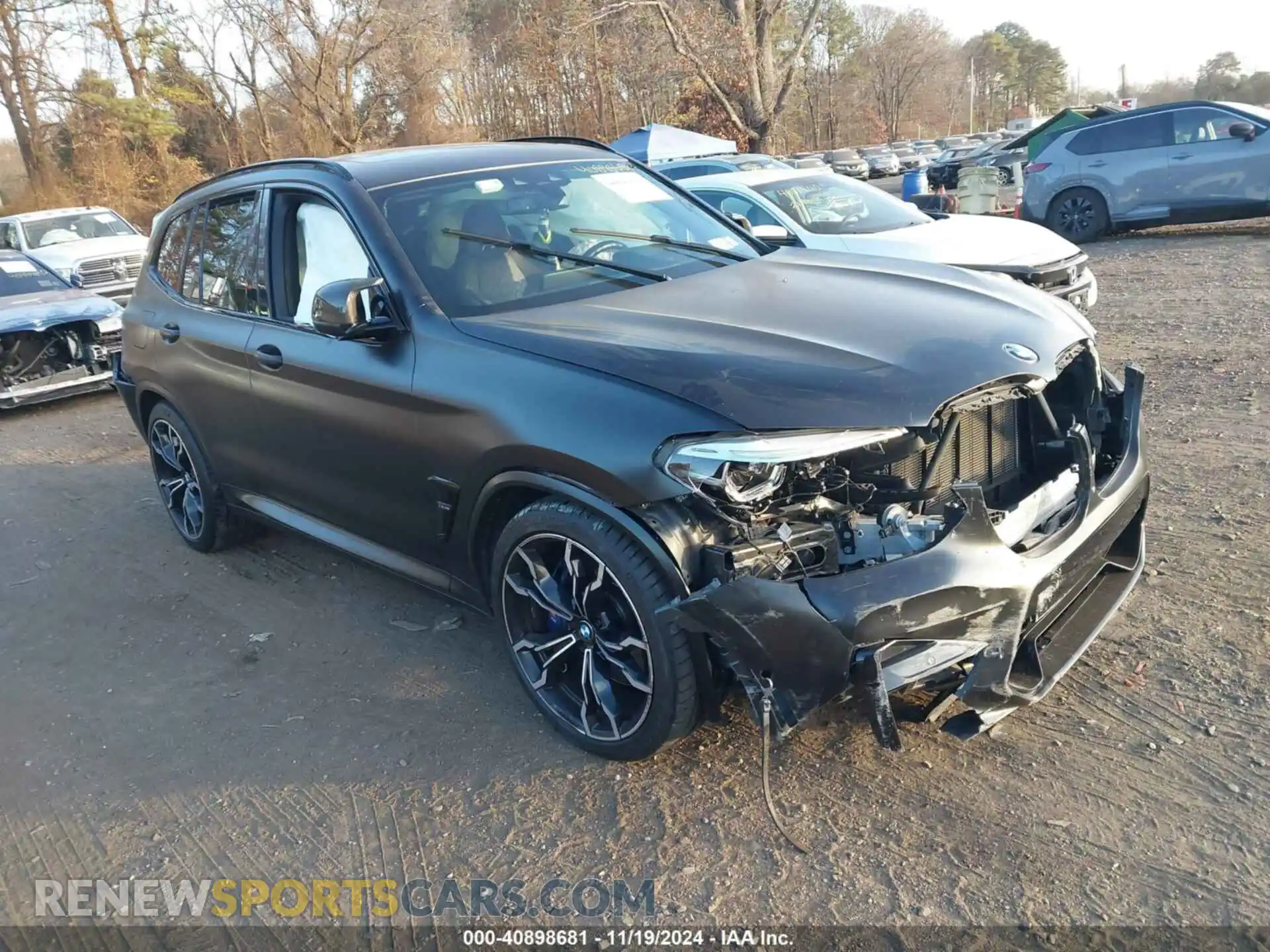 1 Photograph of a damaged car 5YMTS0C04L9B70097 BMW X3 M 2020