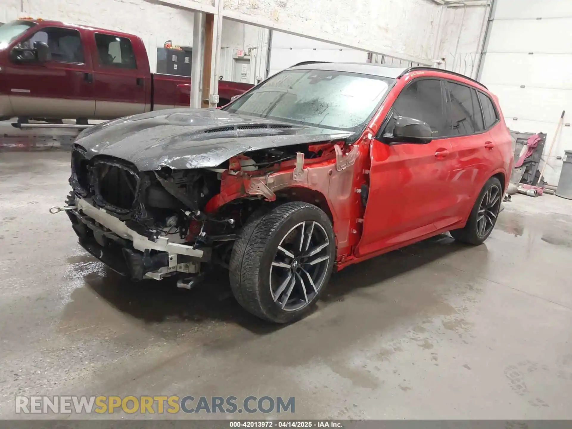 2 Photograph of a damaged car 5YMTS0C07L9B17054 BMW X3 M 2020