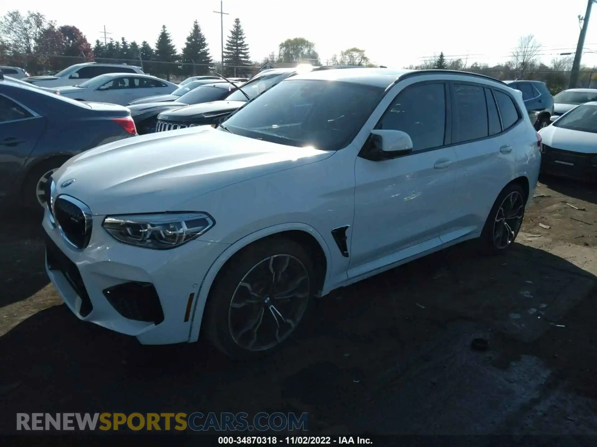 2 Photograph of a damaged car 5YMTS0C07L9B47137 BMW X3 M 2020