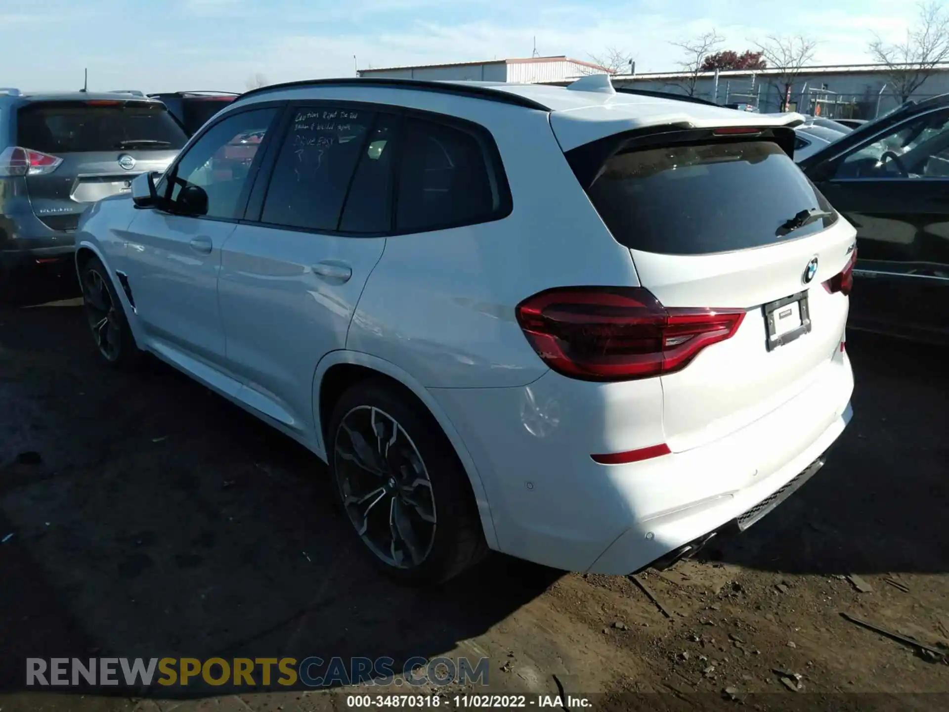3 Photograph of a damaged car 5YMTS0C07L9B47137 BMW X3 M 2020