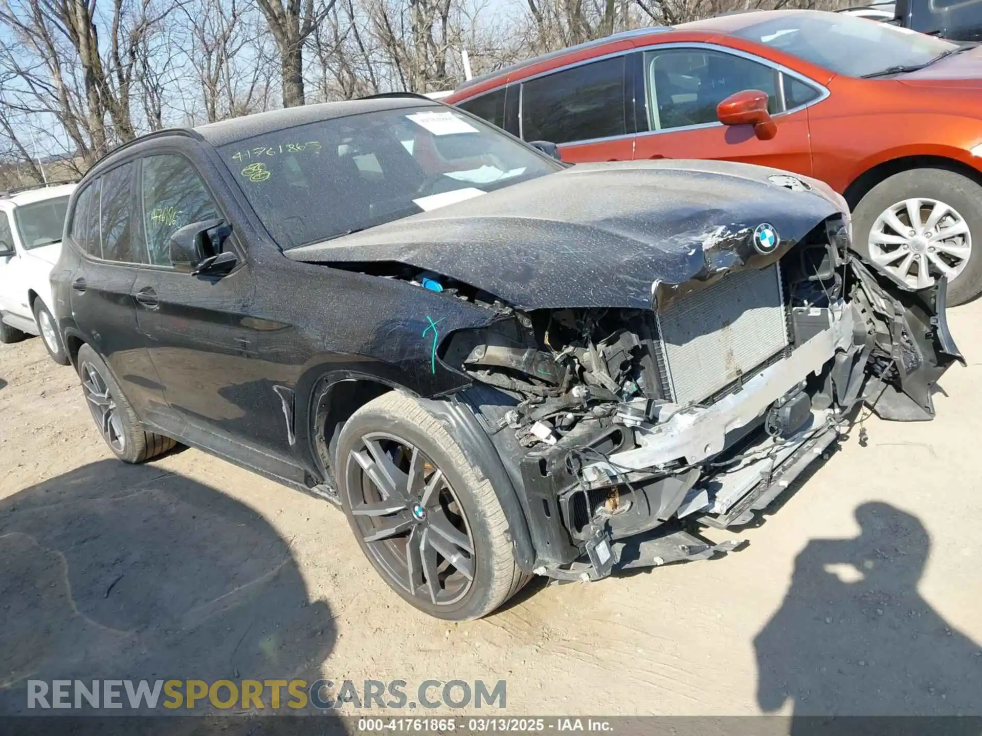 1 Photograph of a damaged car 5YMTS0C08L9B20402 BMW X3 M 2020