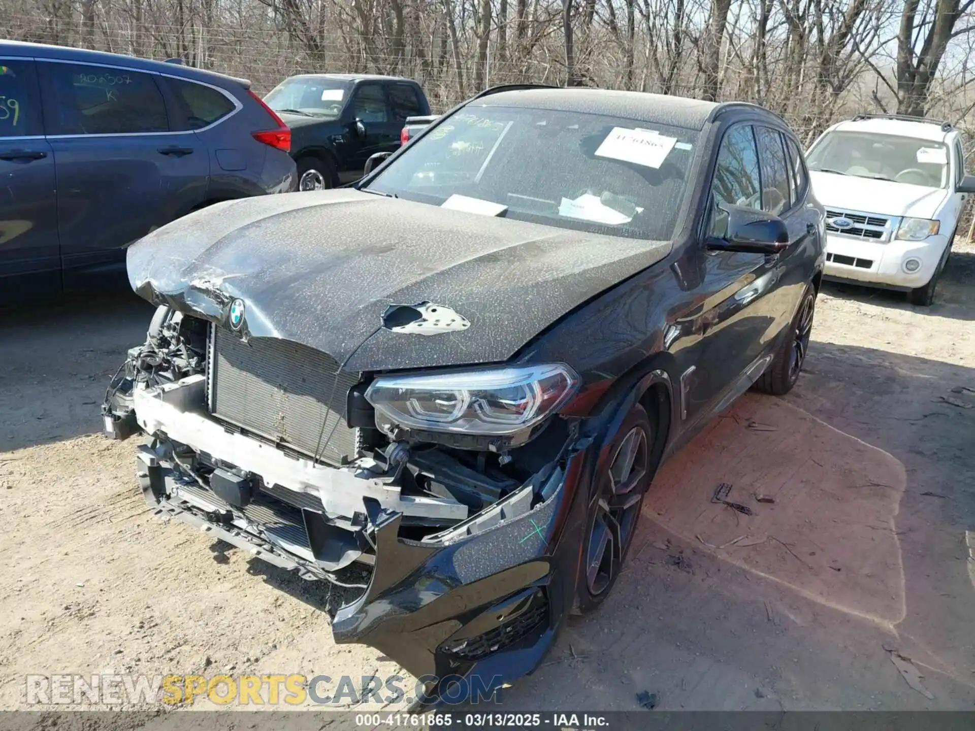 2 Photograph of a damaged car 5YMTS0C08L9B20402 BMW X3 M 2020
