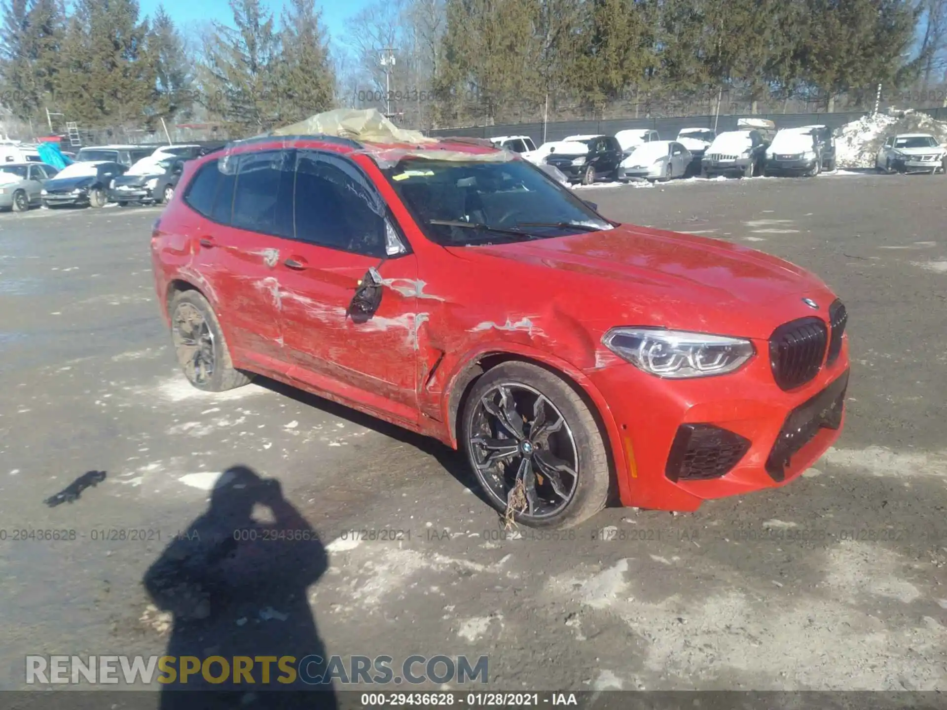 1 Photograph of a damaged car 5YMTS0C0XL9B63896 BMW X3 M 2020