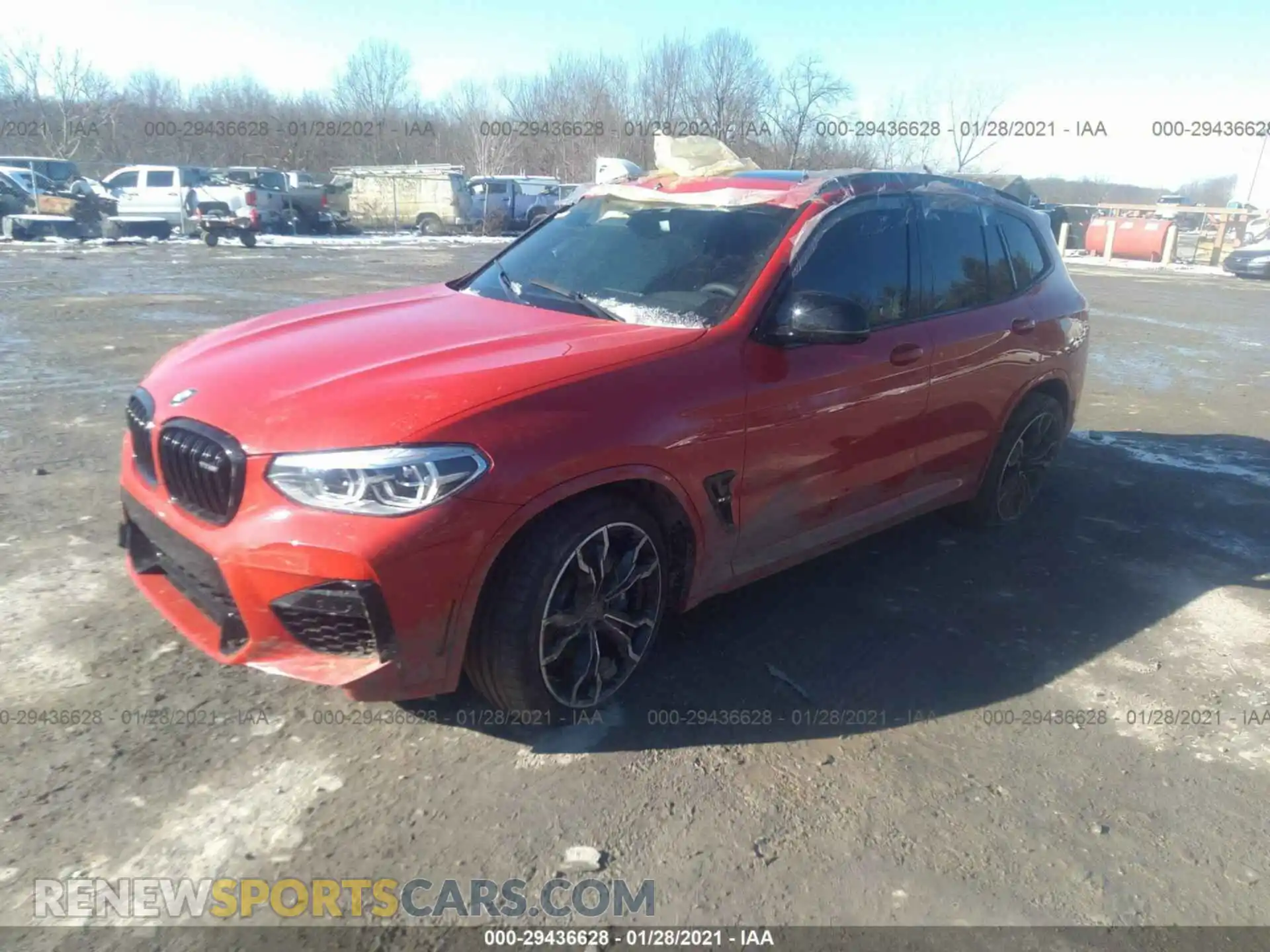 2 Photograph of a damaged car 5YMTS0C0XL9B63896 BMW X3 M 2020