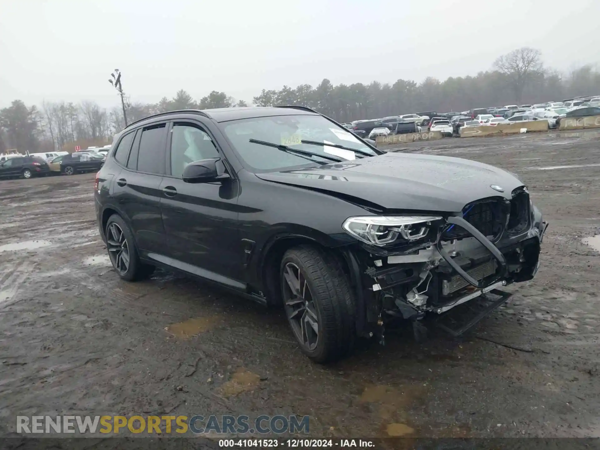 1 Photograph of a damaged car 5YMTS0C00M9F23971 BMW X3 M 2021