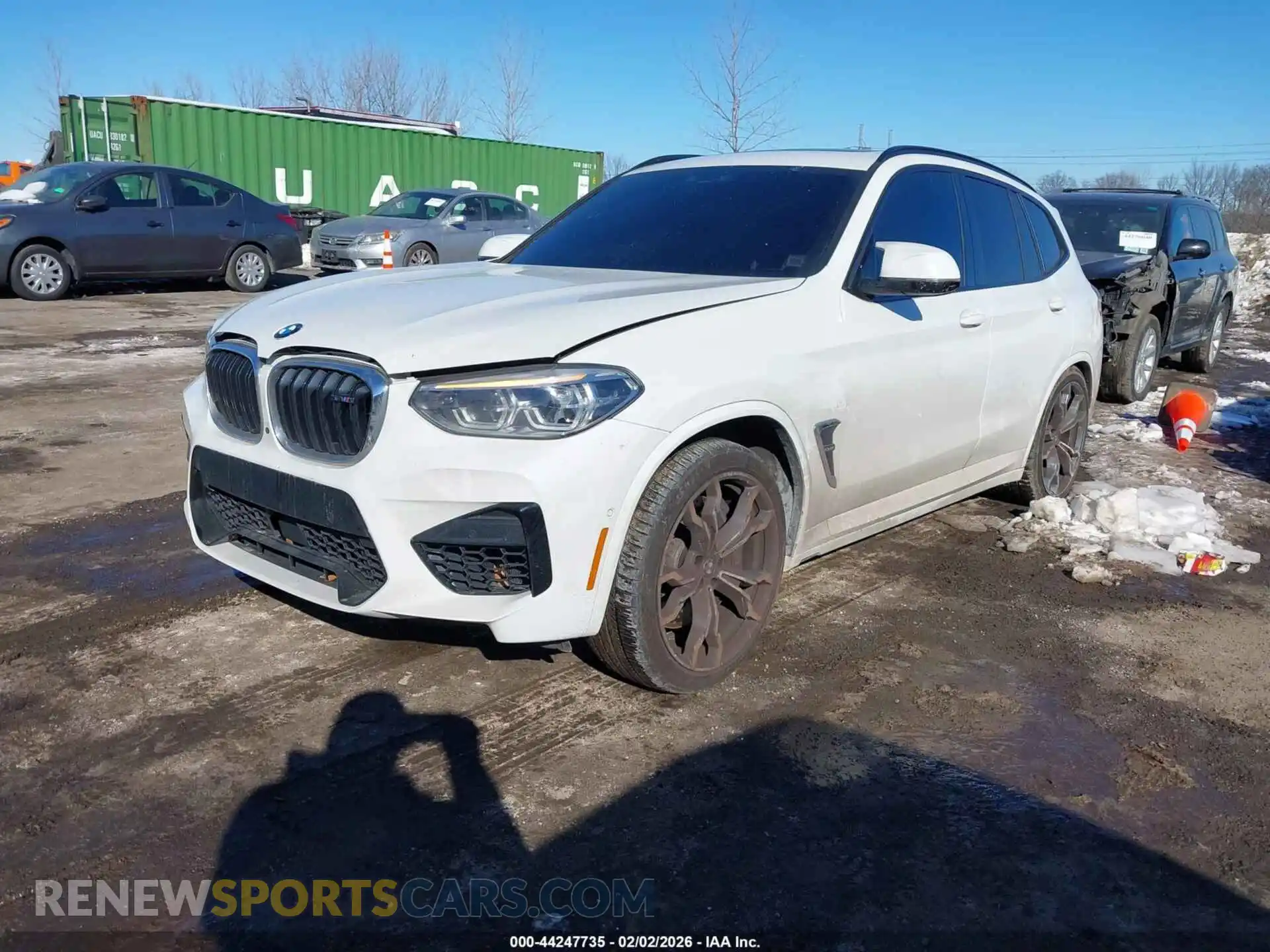 2 Photograph of a damaged car 5YMTS0C01M9G88542 BMW X3 M 2021