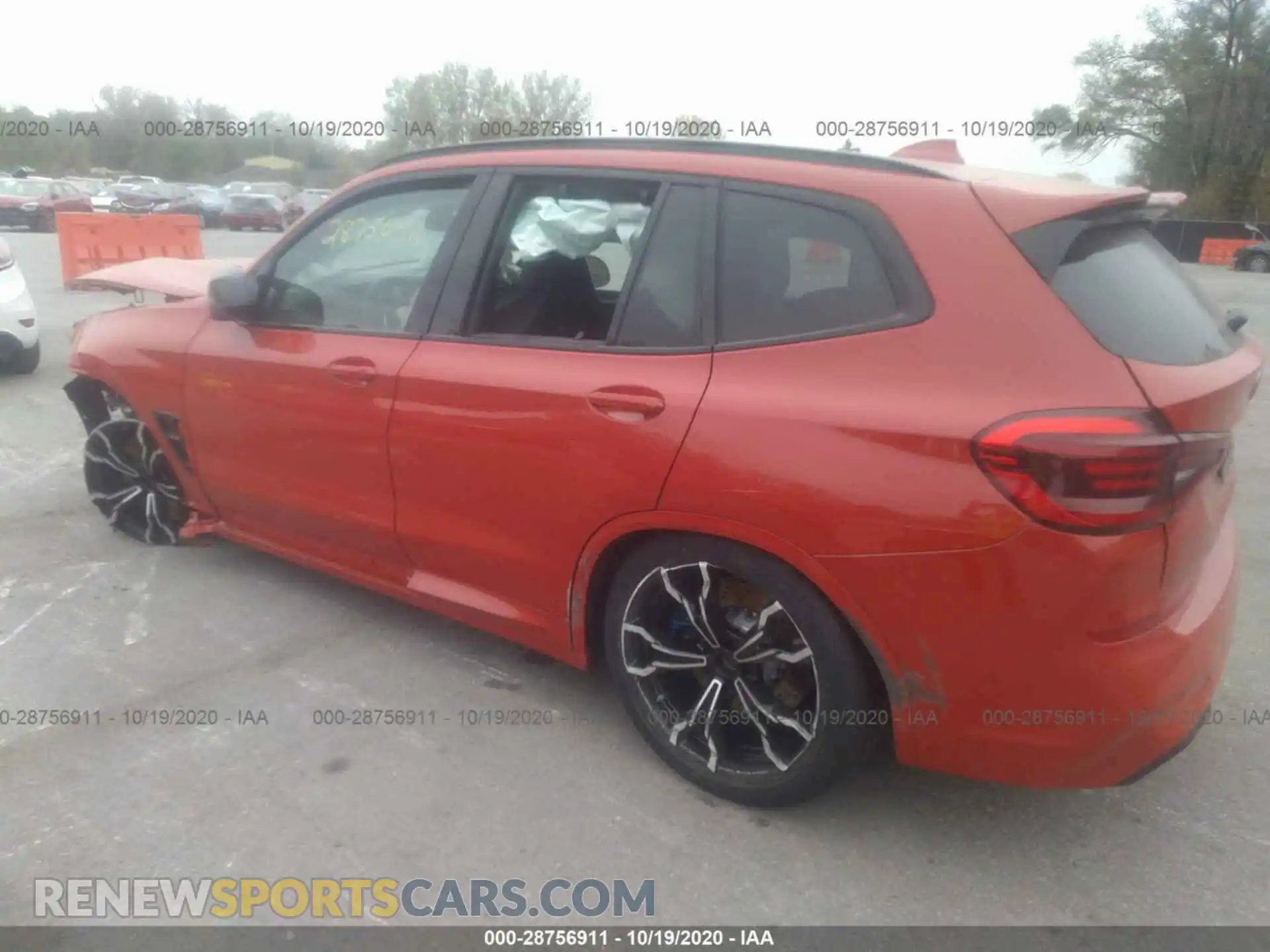 3 Photograph of a damaged car 5YMTS0C02M9D92087 BMW X3 M 2021