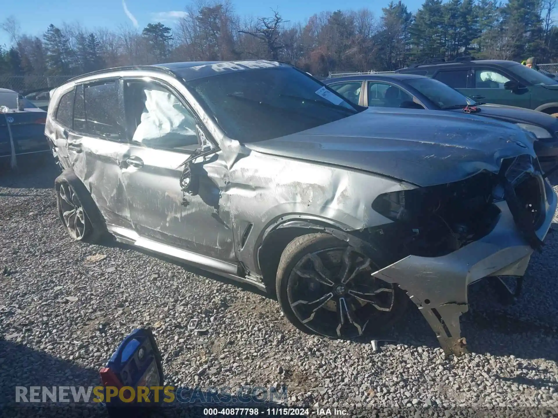 1 Photograph of a damaged car 5YMTS0C05M9F05336 BMW X3 M 2021