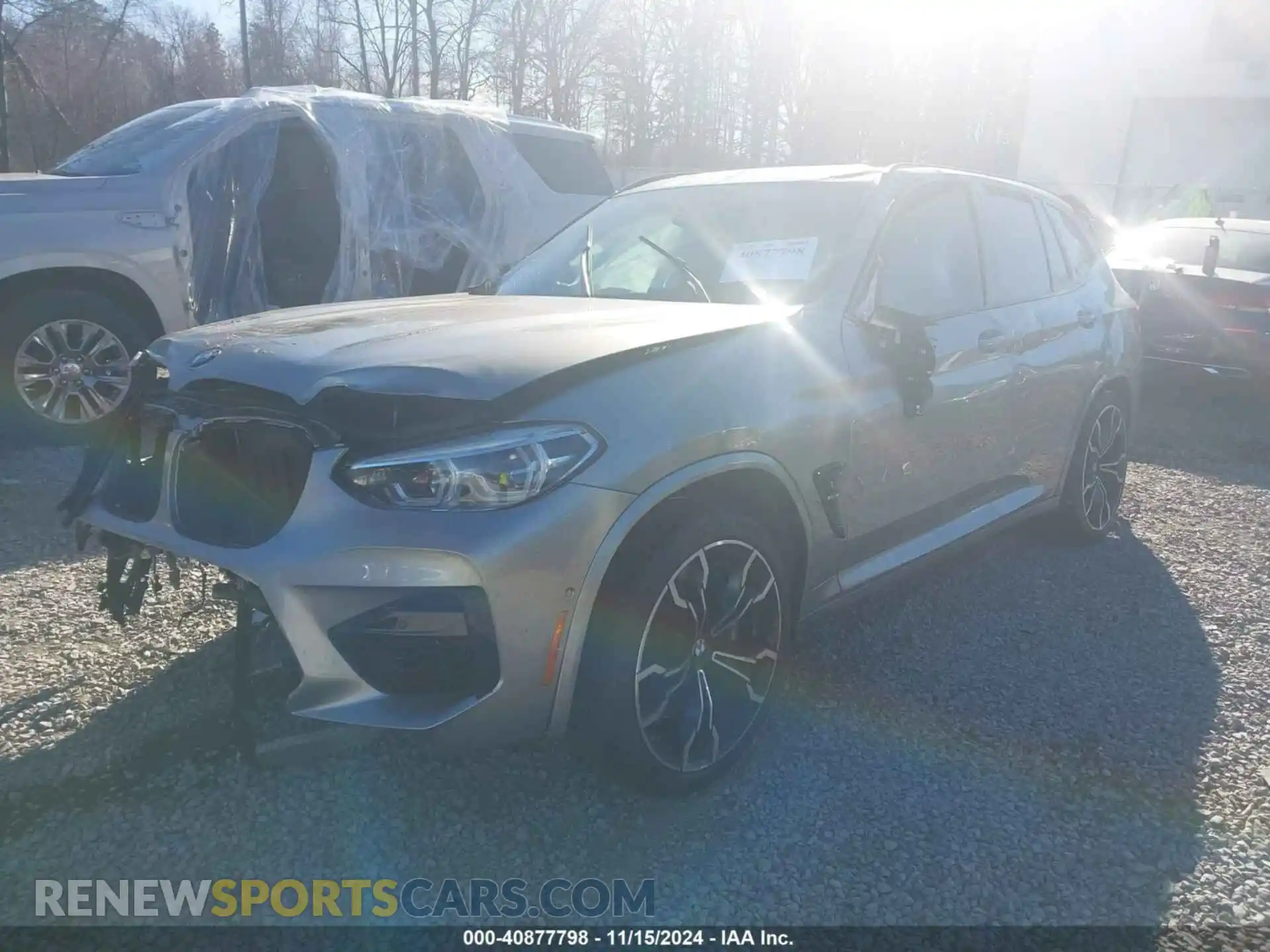 2 Photograph of a damaged car 5YMTS0C05M9F05336 BMW X3 M 2021