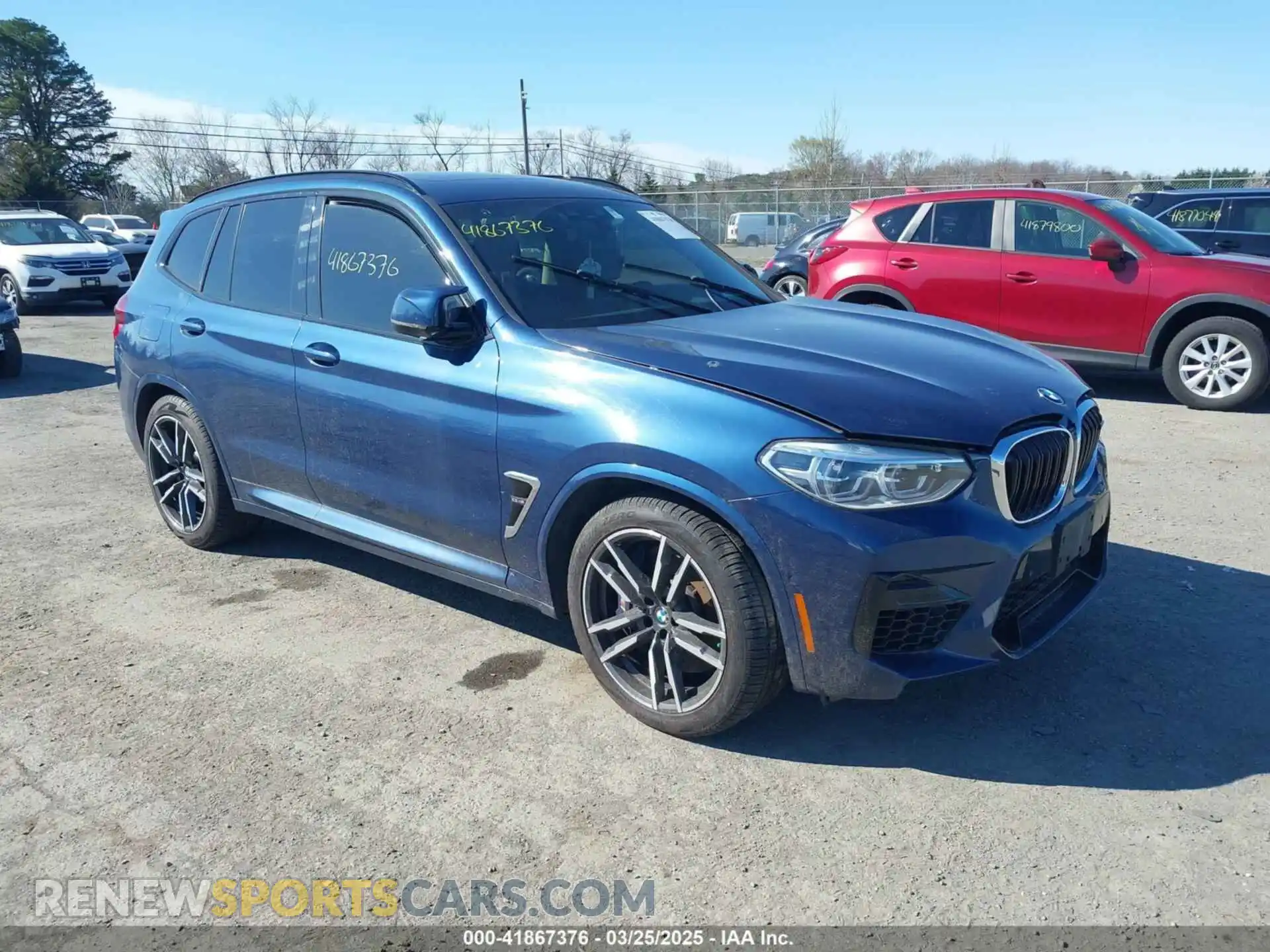 1 fotografías del automóvil dañado 5YMTS0C06M9F45134 BMW X3 M 2021