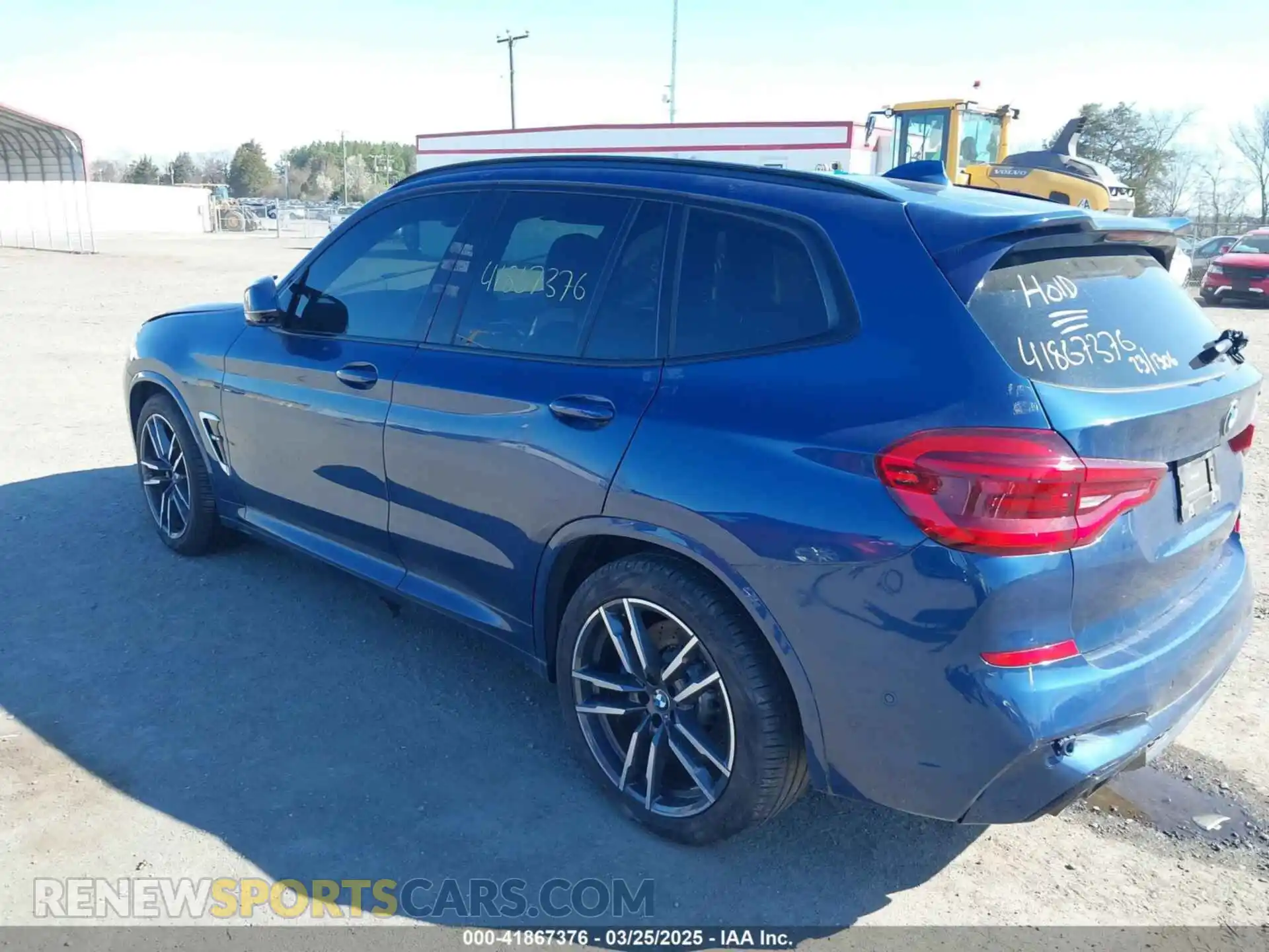 3 fotografías del automóvil dañado 5YMTS0C06M9F45134 BMW X3 M 2021