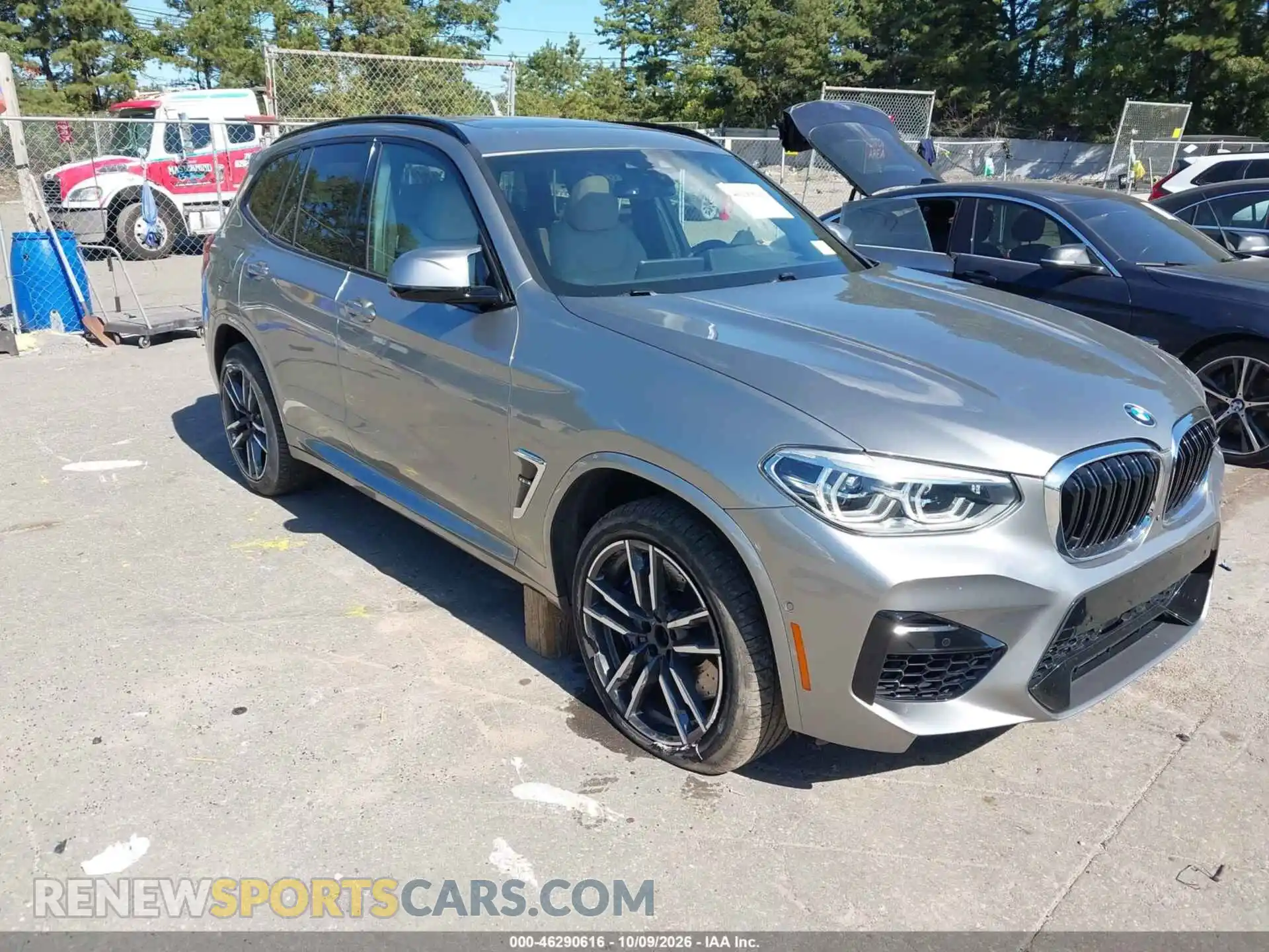 1 Photograph of a damaged car 5YMTS0C08M9D40740 BMW X3 M 2021
