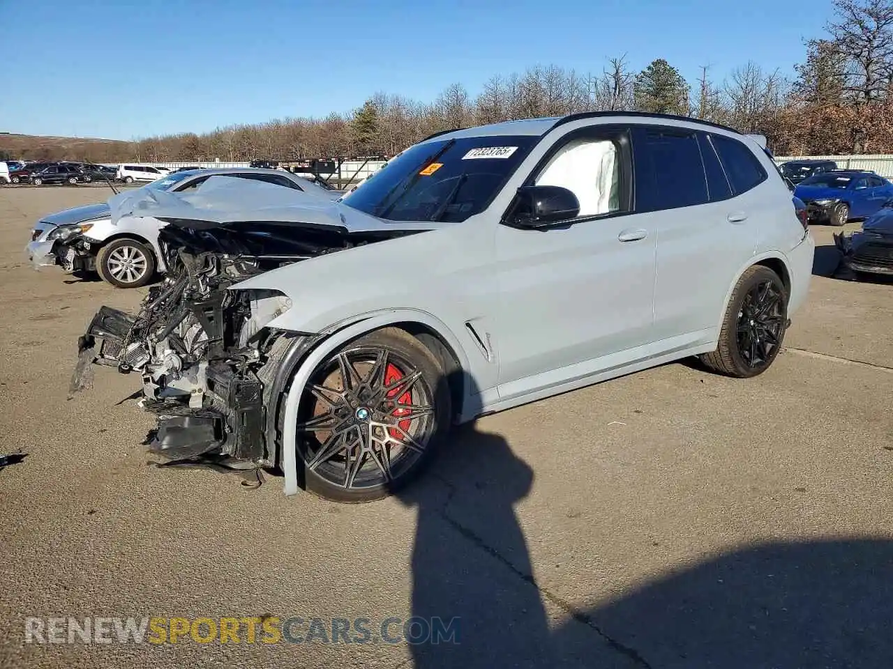 1 Photograph of a damaged car 5YM13EC01N9M59763 BMW X3 M 2022