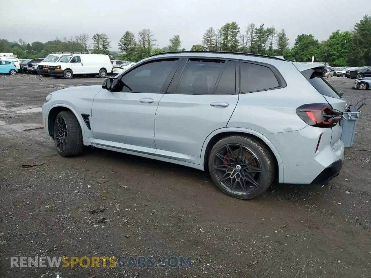 2 Photograph of a damaged car 5YM13EC03P9P74308 BMW X3 M 2023