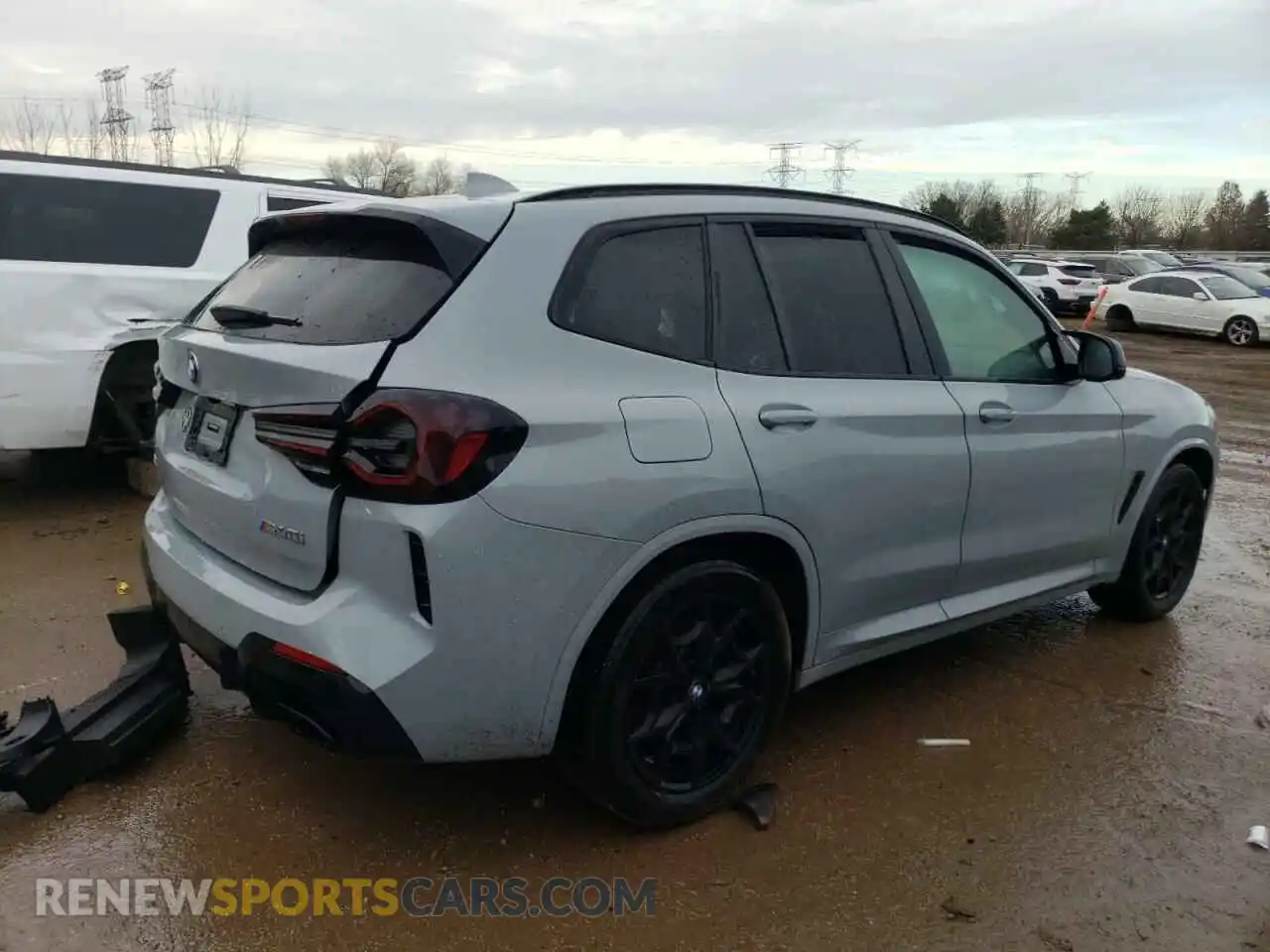 3 Photograph of a damaged car 5UX83DP02P9P63794 BMW X3 M40I 2023