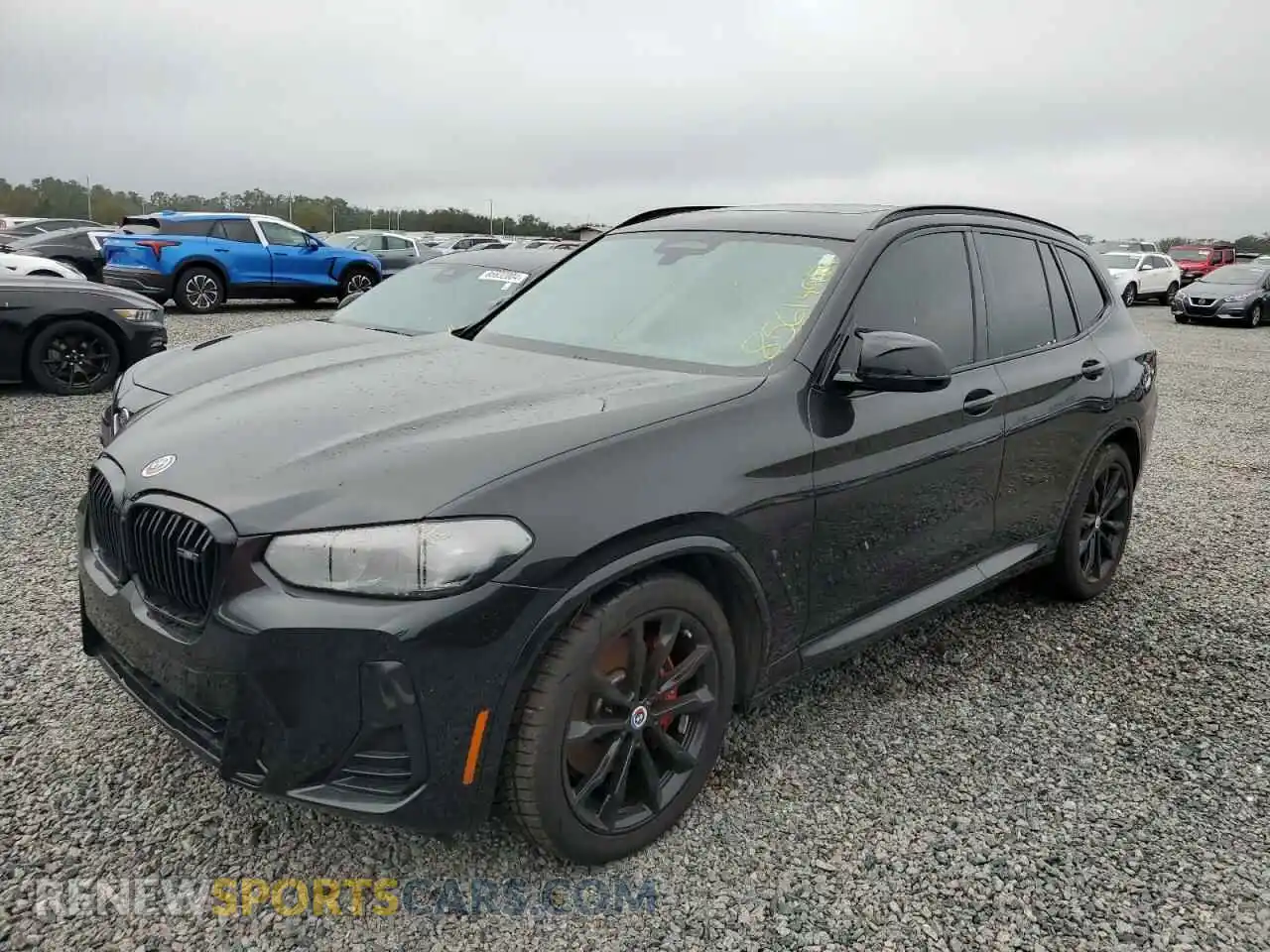 1 Photograph of a damaged car 5UX83DP05P9N78039 BMW X3 M40I 2023