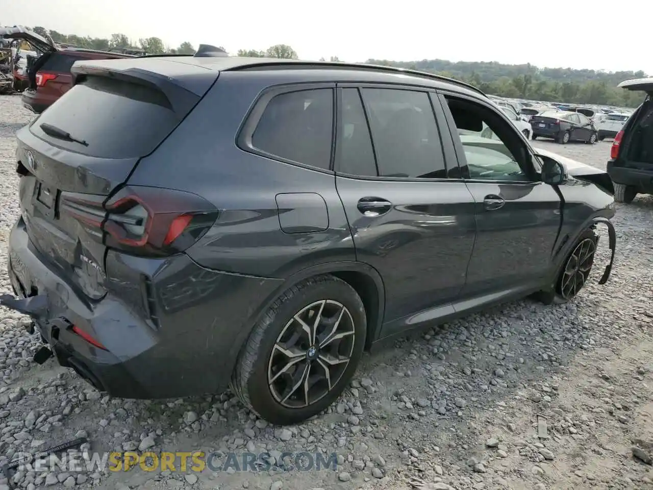3 Photograph of a damaged car 5UX83DP08P9S39498 BMW X3 M40I 2023