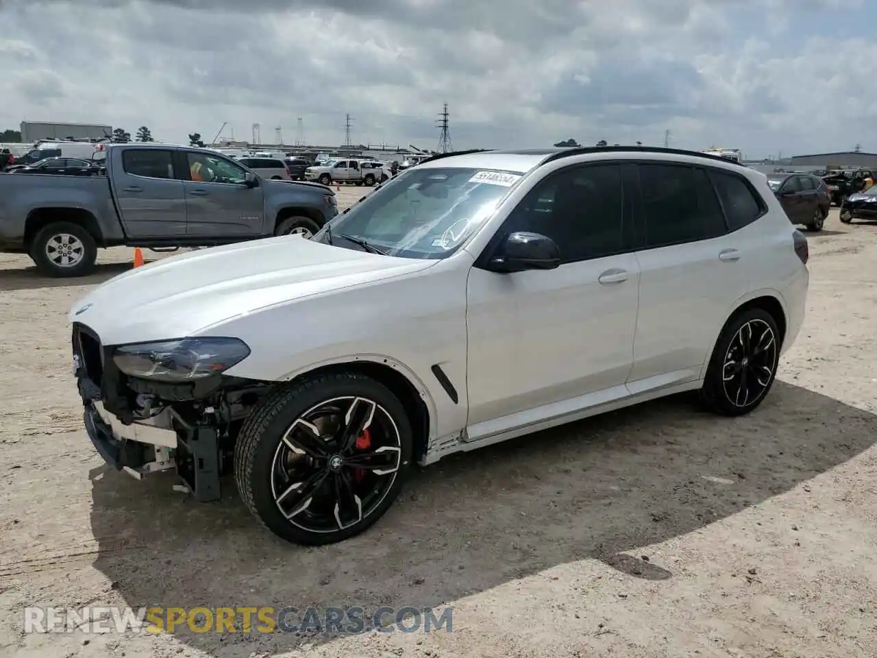 1 Photograph of a damaged car 5UX83DP09P9S79511 BMW X3 M40I 2023