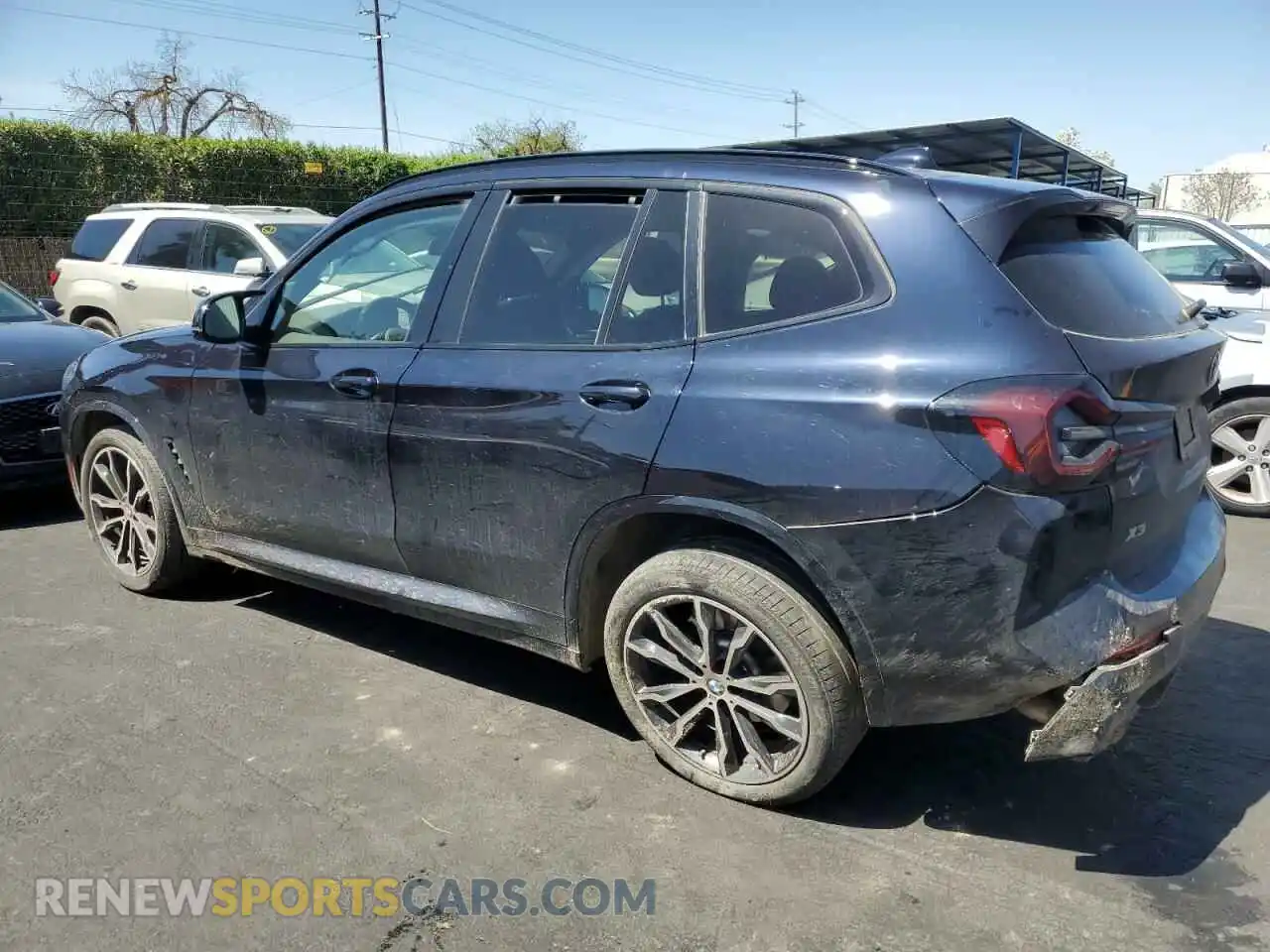 2 Photograph of a damaged car 5UX83DP0XP9P56592 BMW X3 M40I 2023