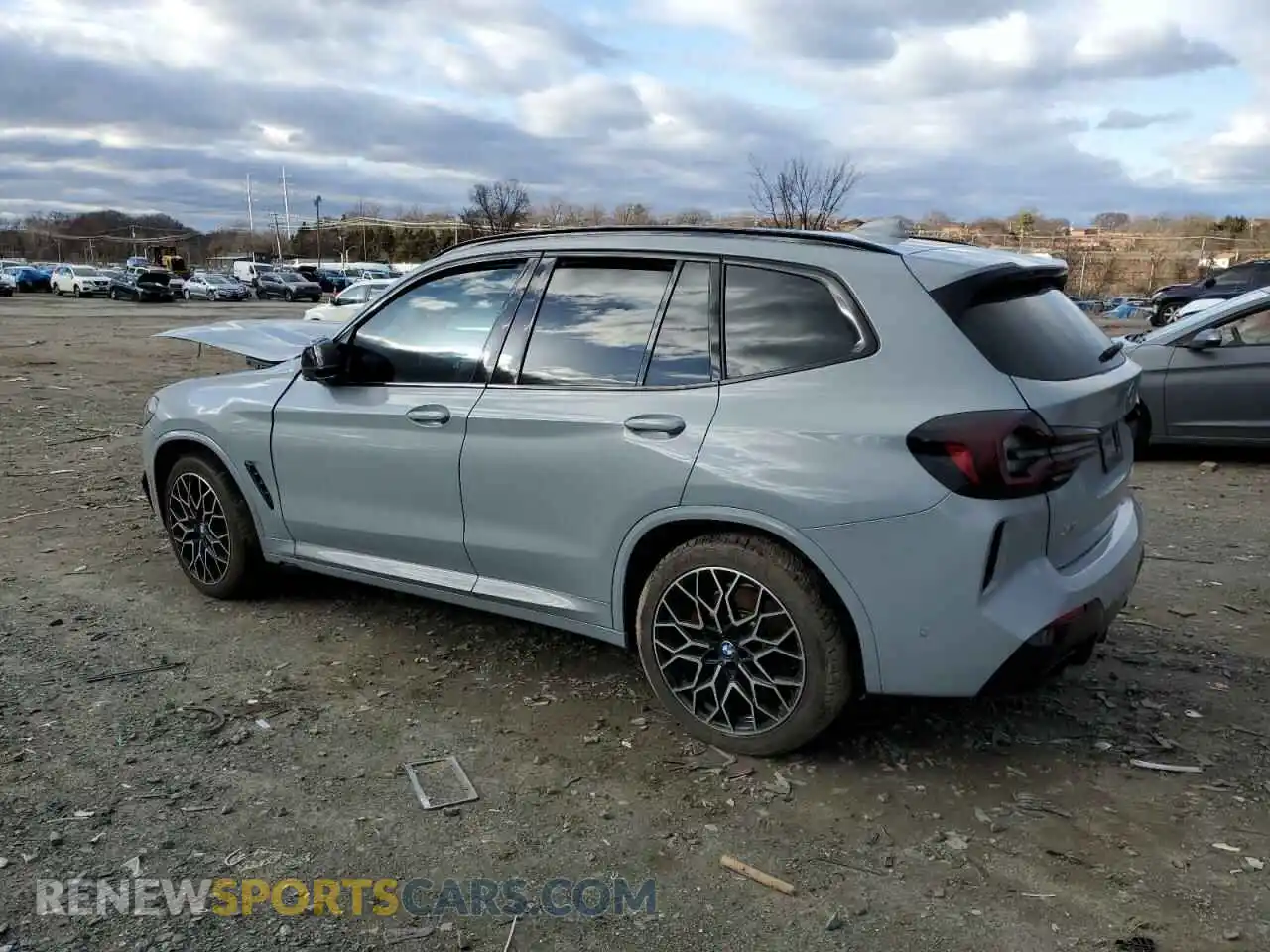 2 Photograph of a damaged car 5UX83DP01R9W43956 BMW X3 M40I 2024