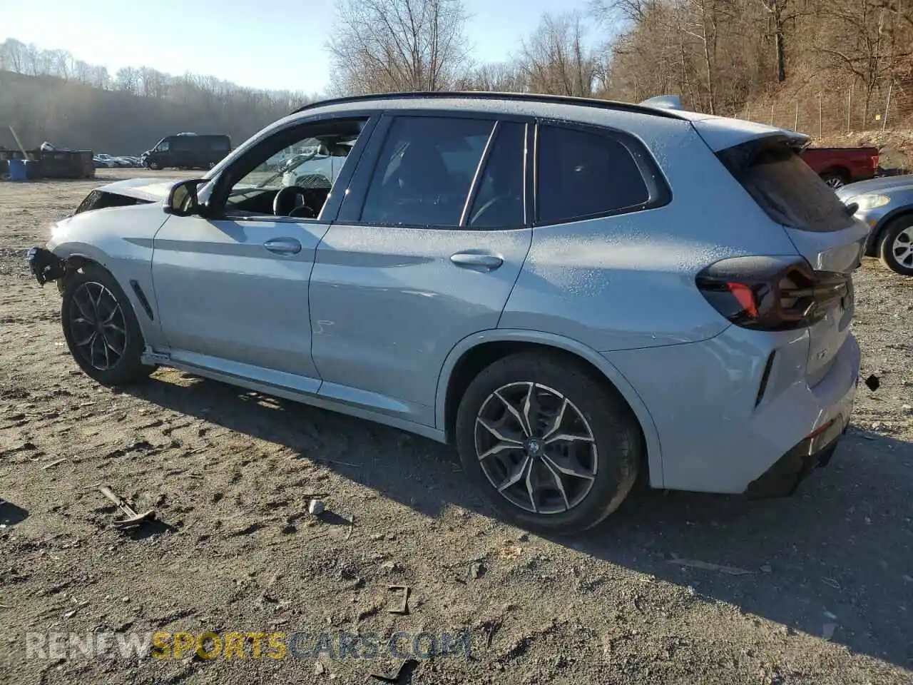 2 Photograph of a damaged car 5UX83DP02R9W01280 BMW X3 M40I 2024