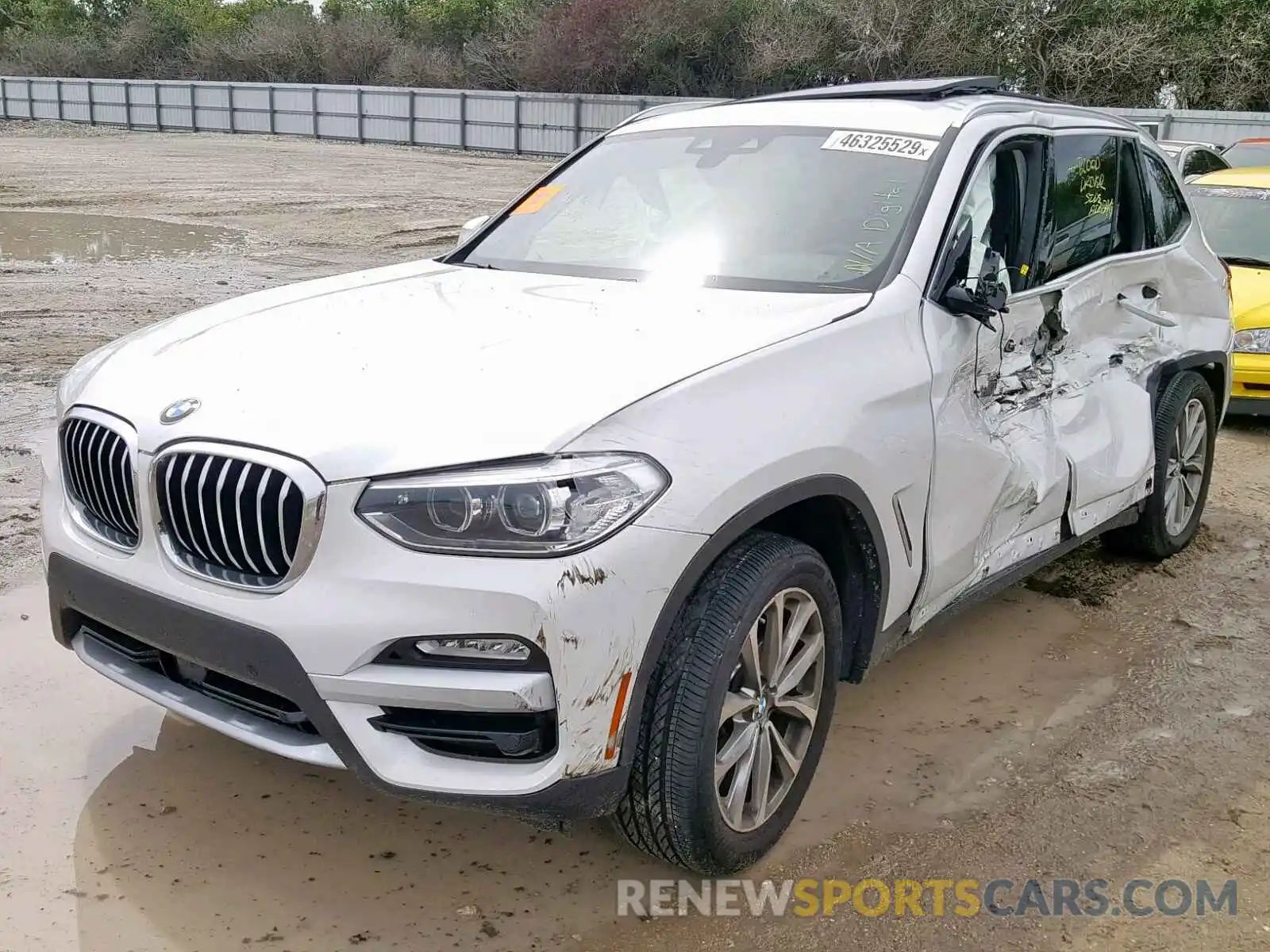 2 Photograph of a damaged car 5UXTR7C50KLF37523 BMW X3 SDRIVE3 2019