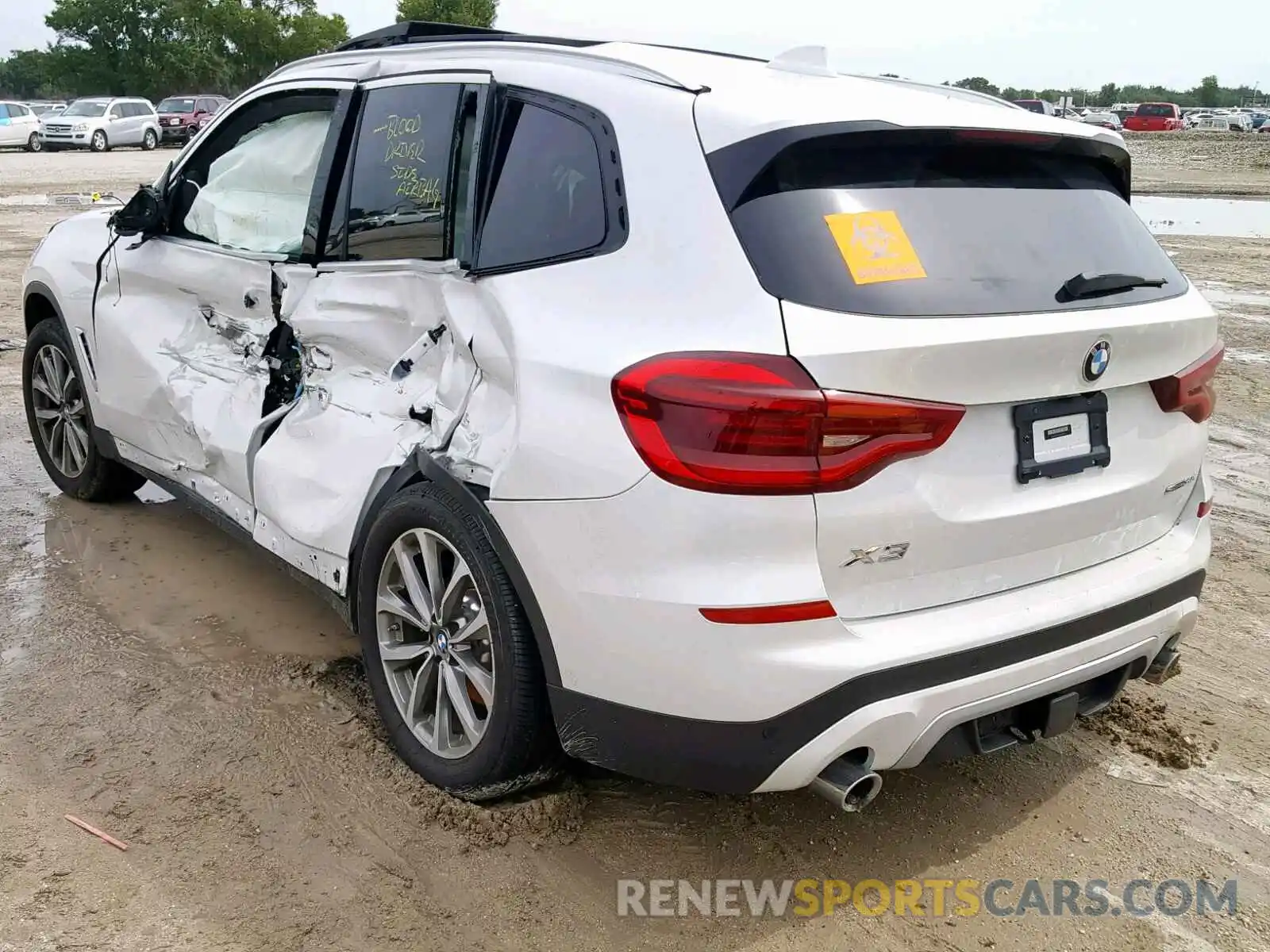 3 Photograph of a damaged car 5UXTR7C50KLF37523 BMW X3 SDRIVE3 2019