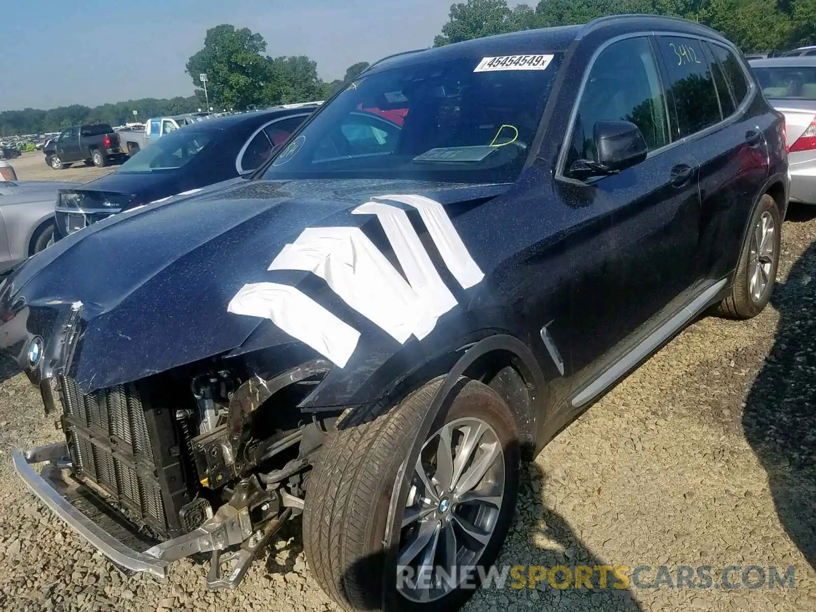 2 Photograph of a damaged car 5UXTR7C54KLR45925 BMW X3 SDRIVE3 2019