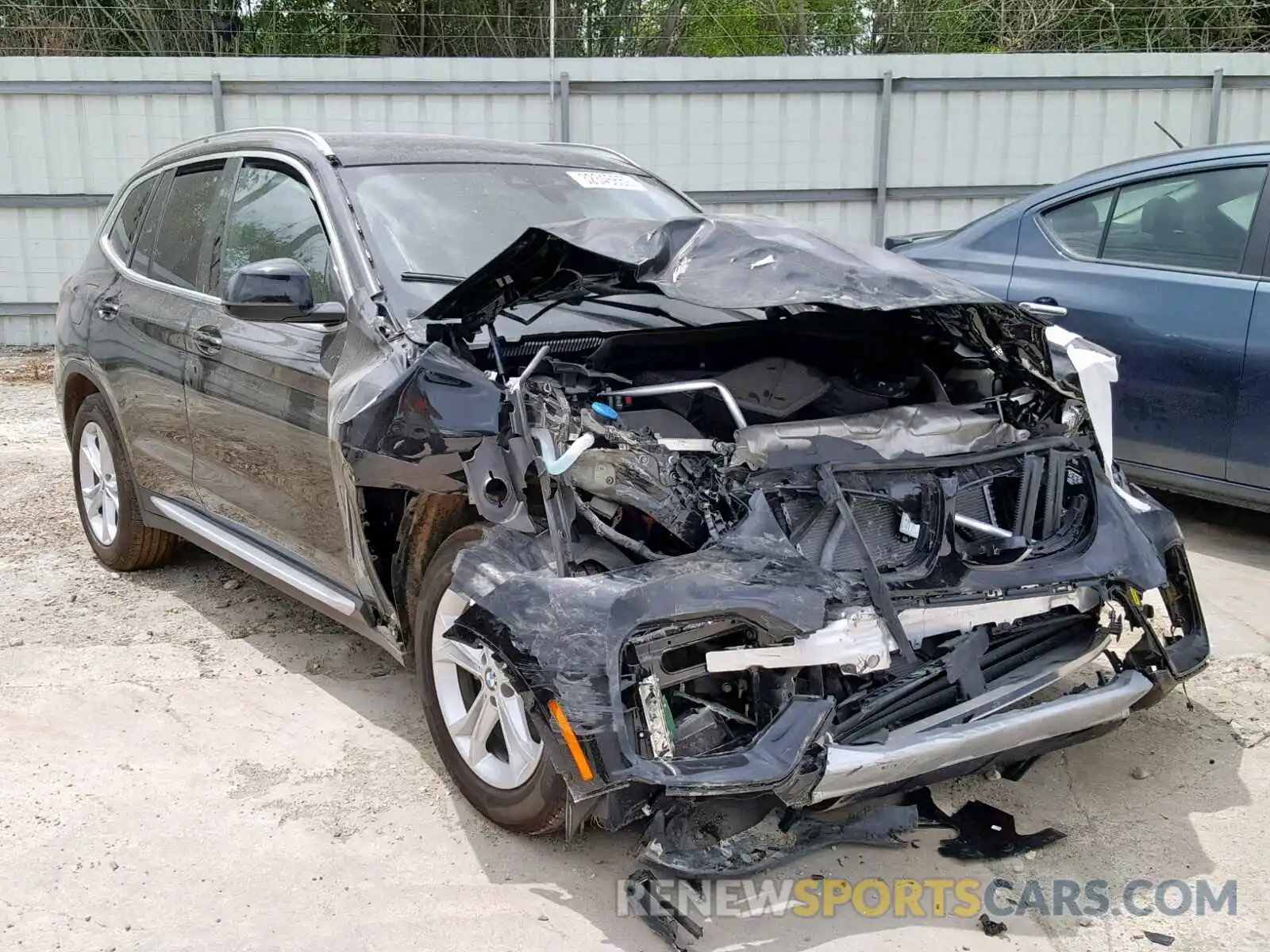 1 Photograph of a damaged car 5UXTR7C55KLF31541 BMW X3 SDRIVE3 2019