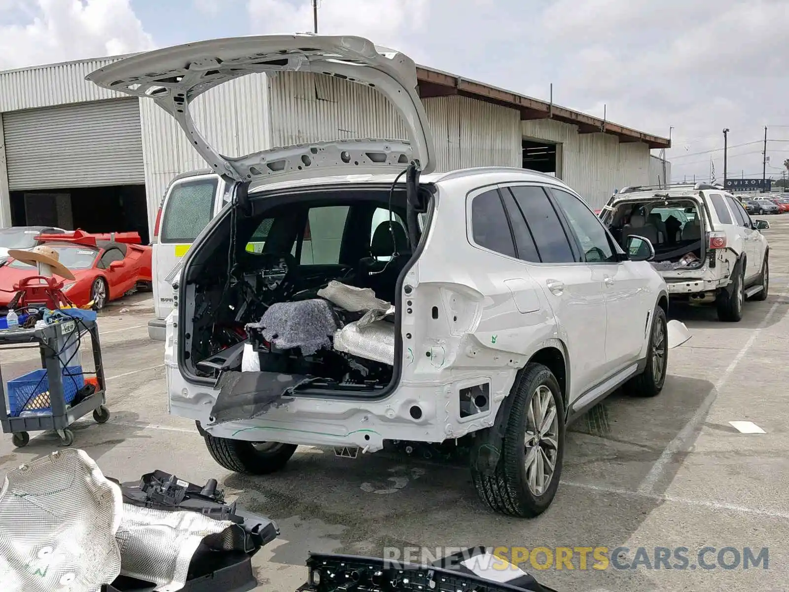 4 Photograph of a damaged car 5UXTR7C56KLF32892 BMW X3 SDRIVE3 2019