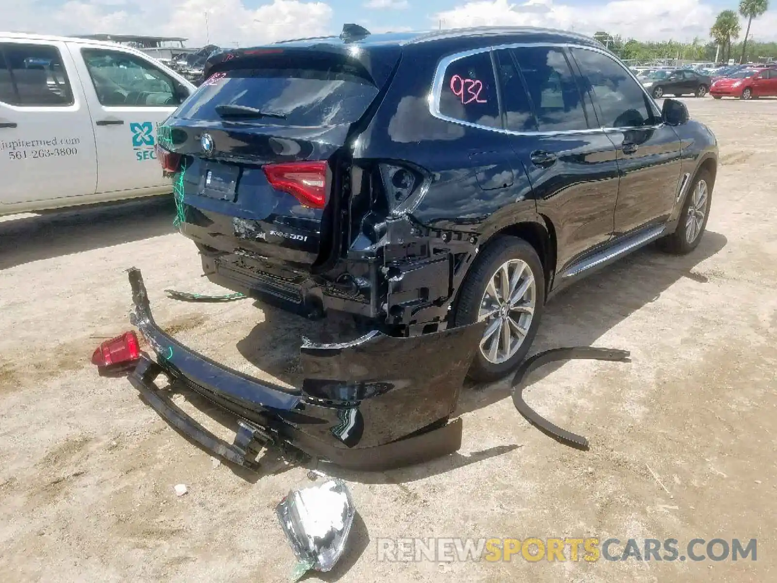 4 Photograph of a damaged car 5UXTR7C58KLF36555 BMW X3 SDRIVE3 2019