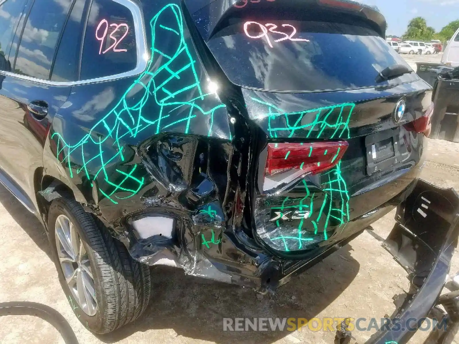 9 Photograph of a damaged car 5UXTR7C58KLF36555 BMW X3 SDRIVE3 2019